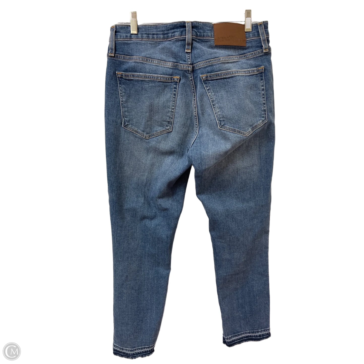 Jeans Straight By J. Crew In Blue Denim, Size: 2