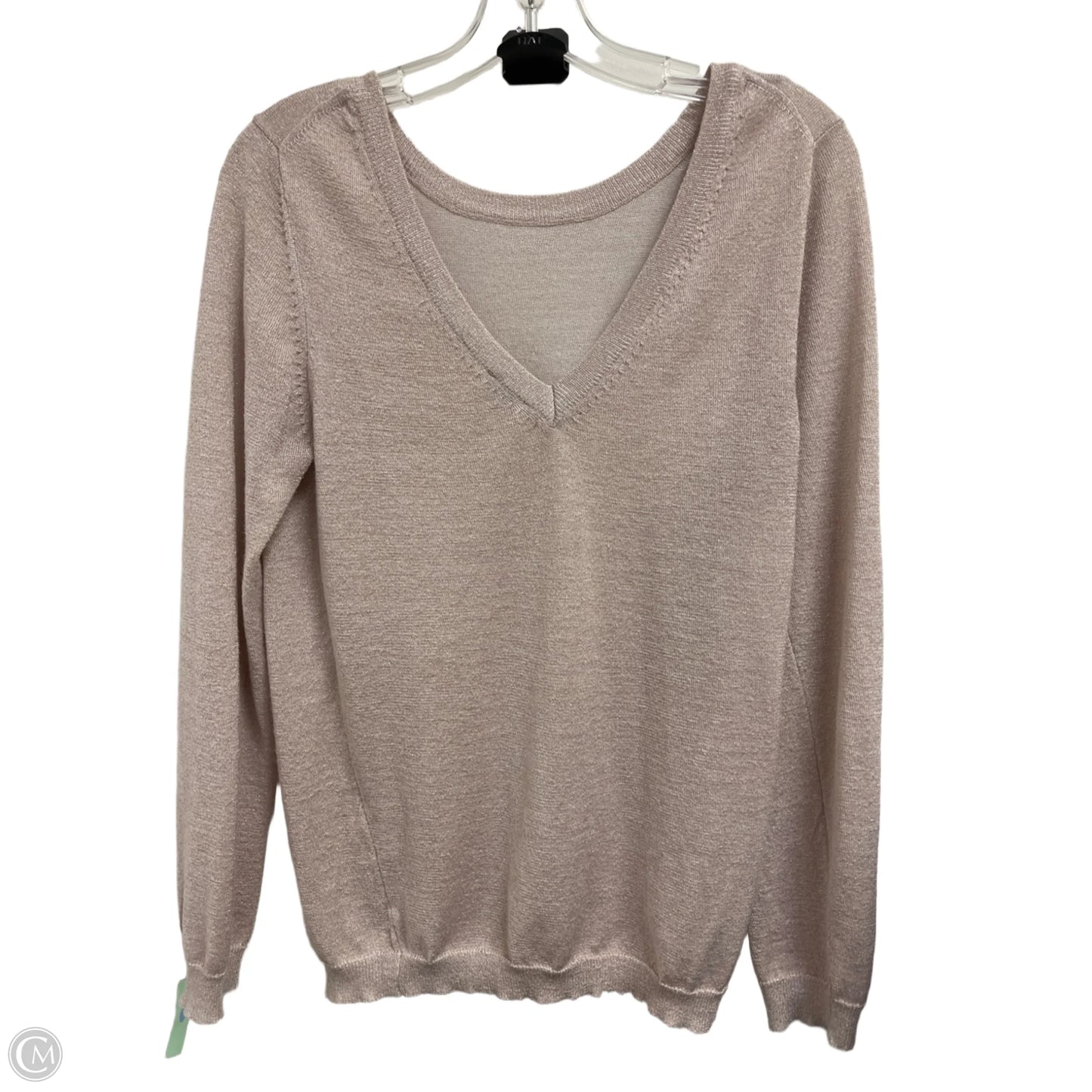 Sweater By Clothes Mentor In Pink, Size: L