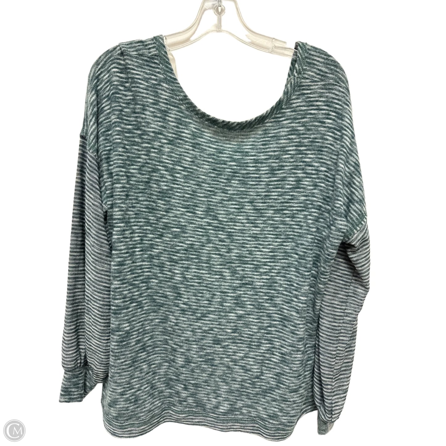 Top Long Sleeve By Final Touch In Green, Size: S