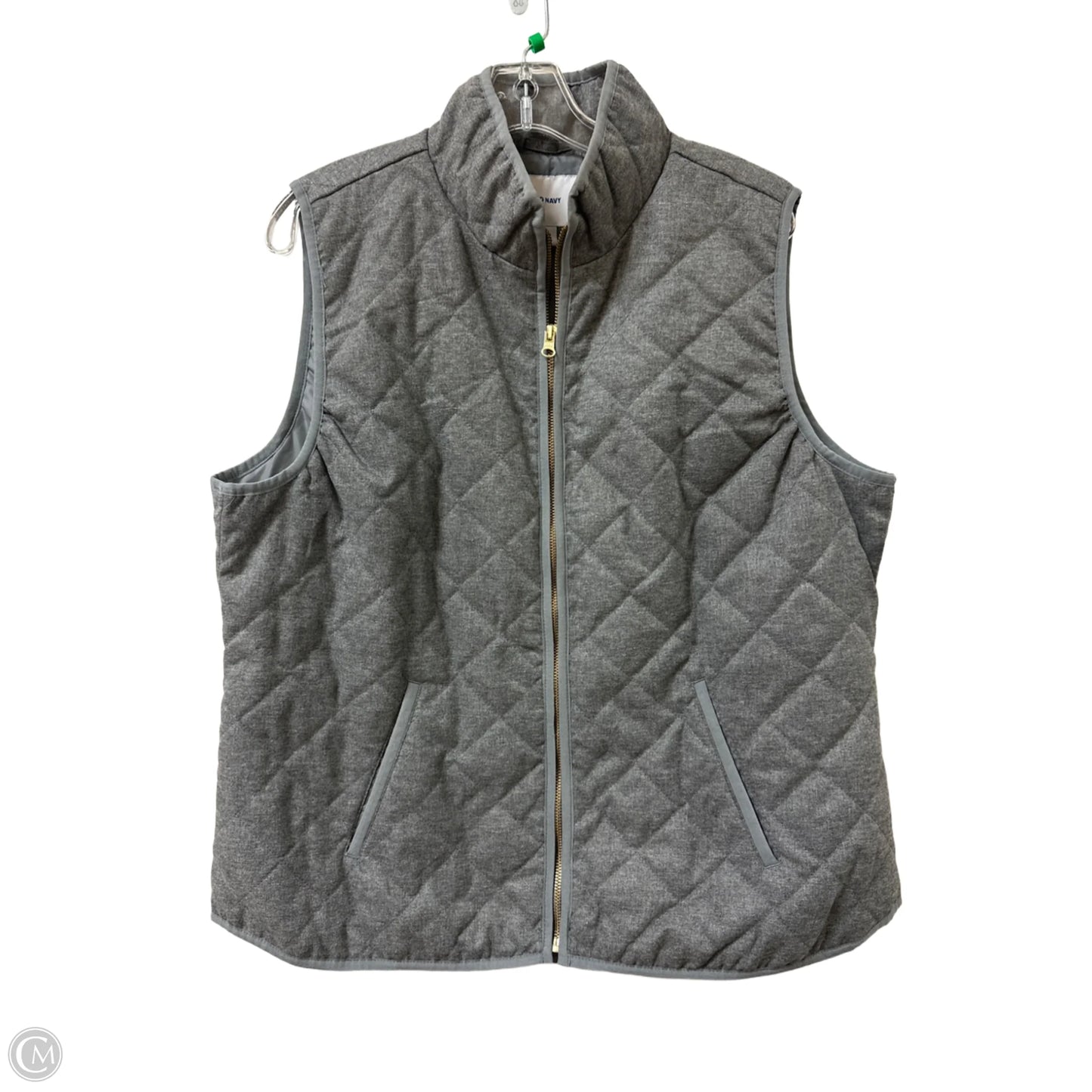 Vest Puffer & Quilted By Old Navy In Grey, Size: Xl