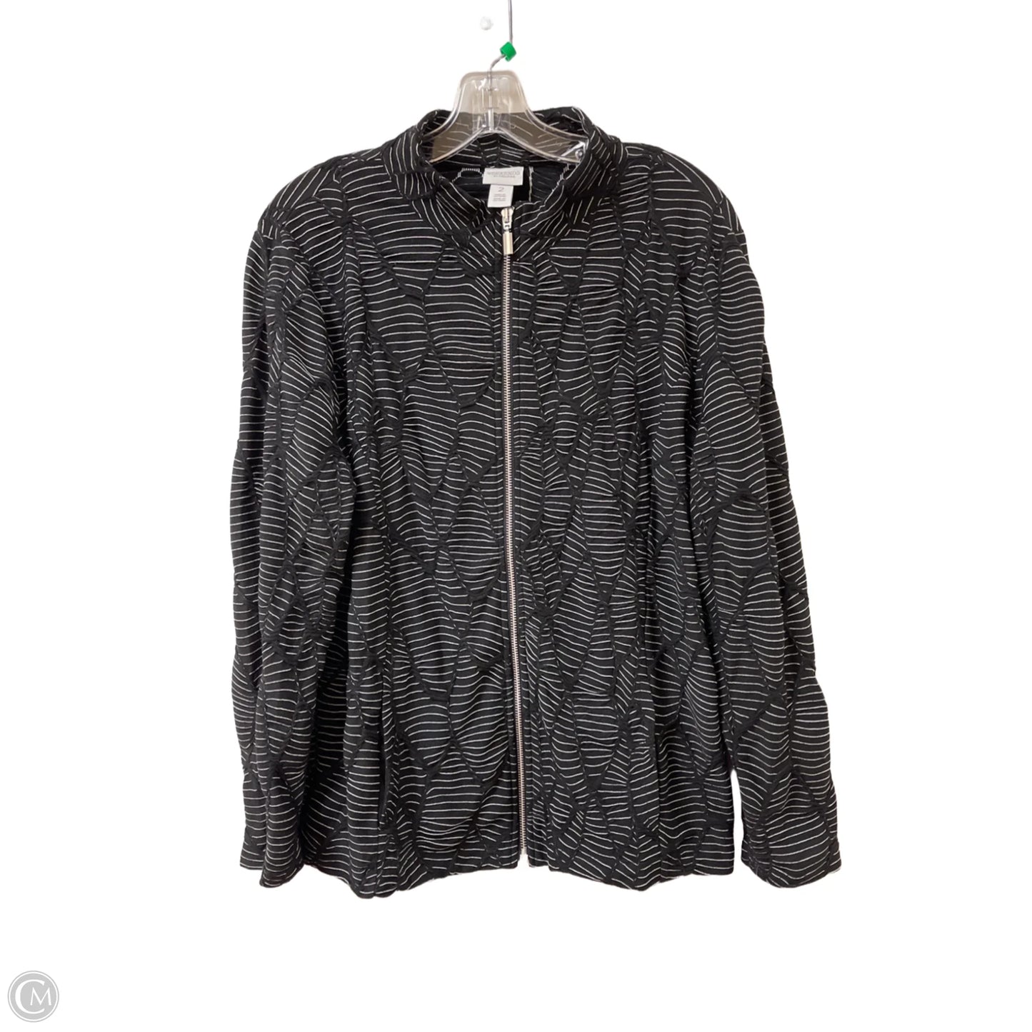 Jacket Other By Chicos In Black, Size: L