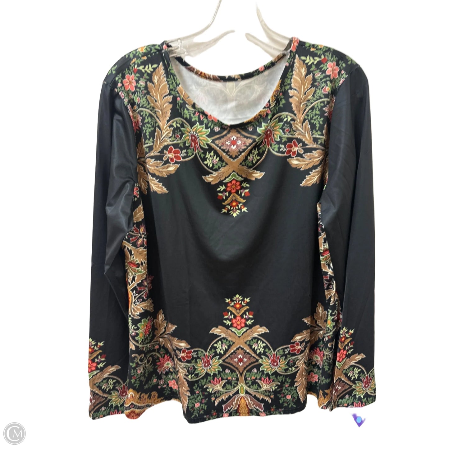 Top Long Sleeve By Clothes Mentor In Multi-colored, Size: 1x