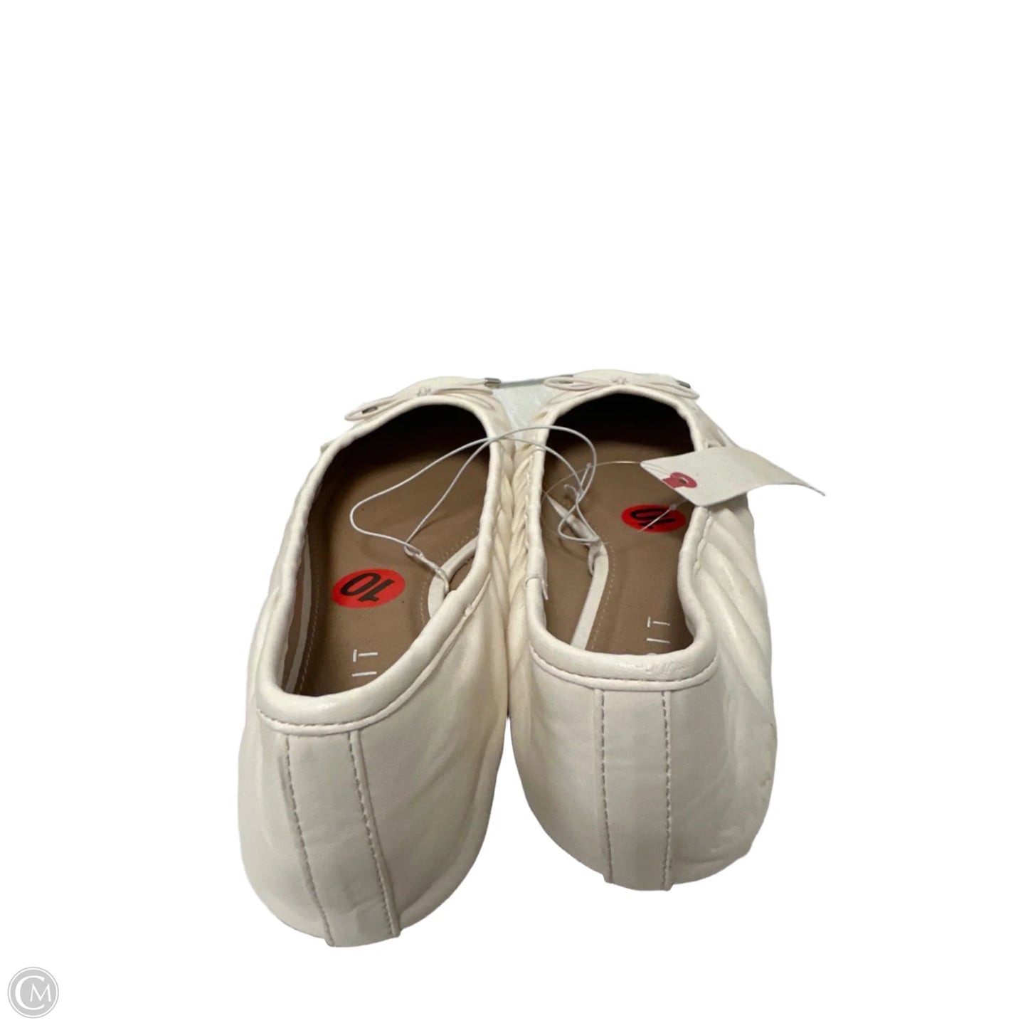 Shoes Flats By Esprit In Cream, Size: 10