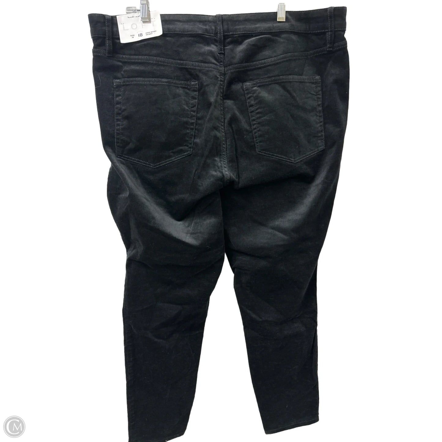 Pants Corduroy By Loft In Black, Size: 18