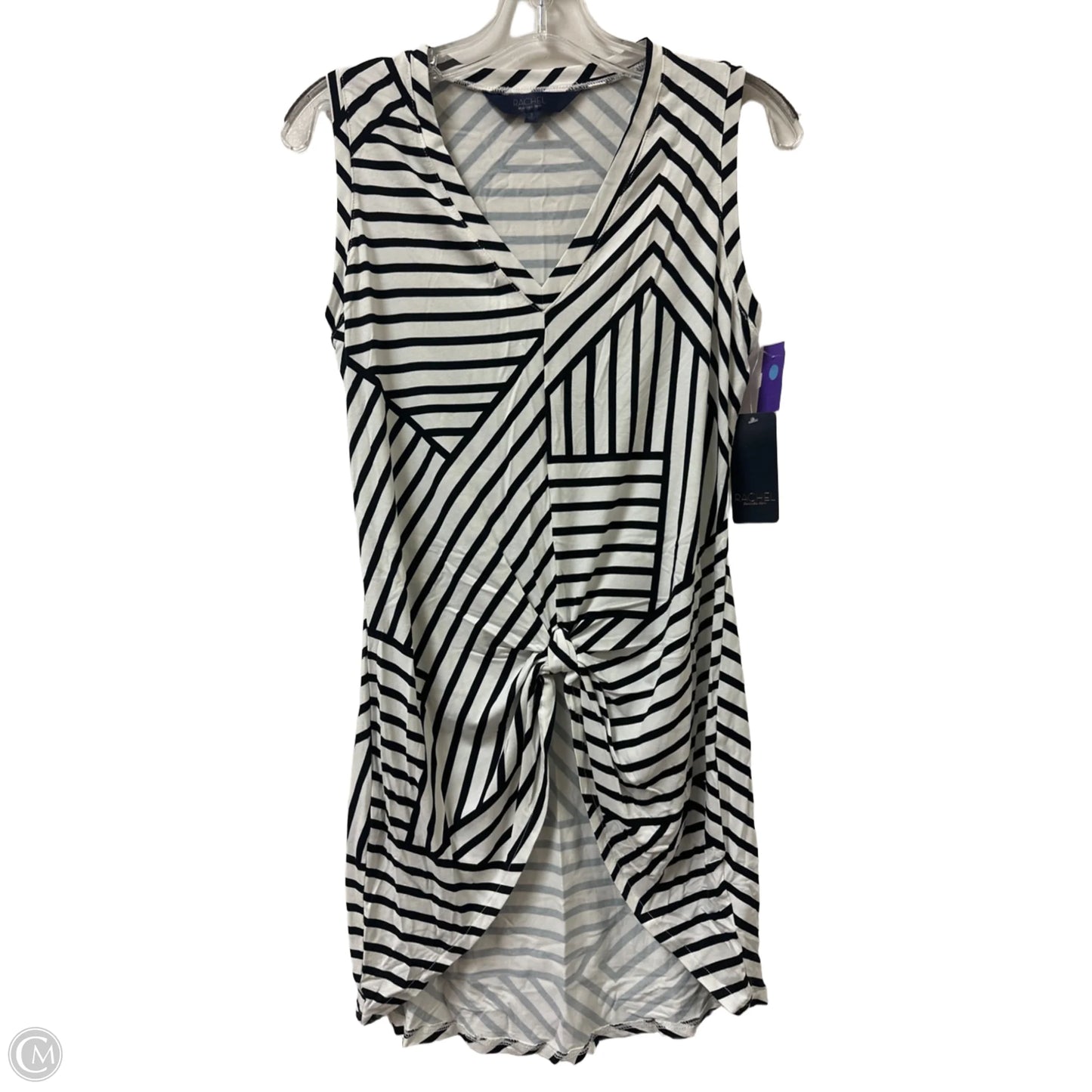 Dress Casual Midi By Rachel Roy In Black & White, Size: Small