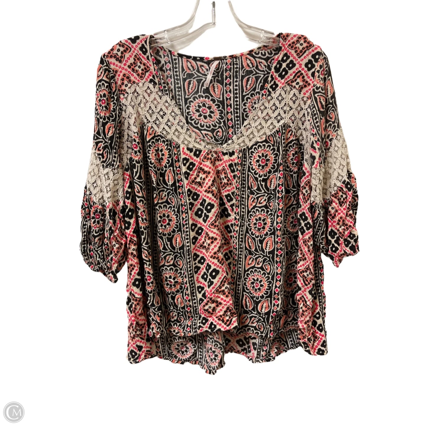 Top Long Sleeve By Free People In Multi-colored, Size: S