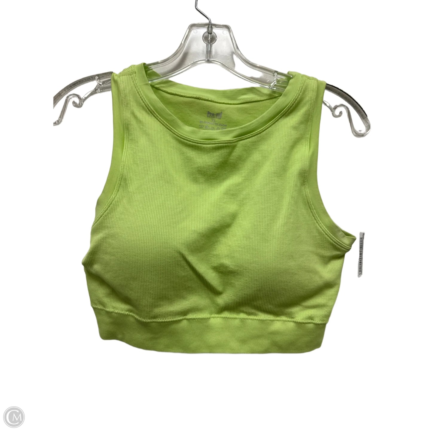 Athletic Bra By Clothes Mentor In Green, Size: Xl