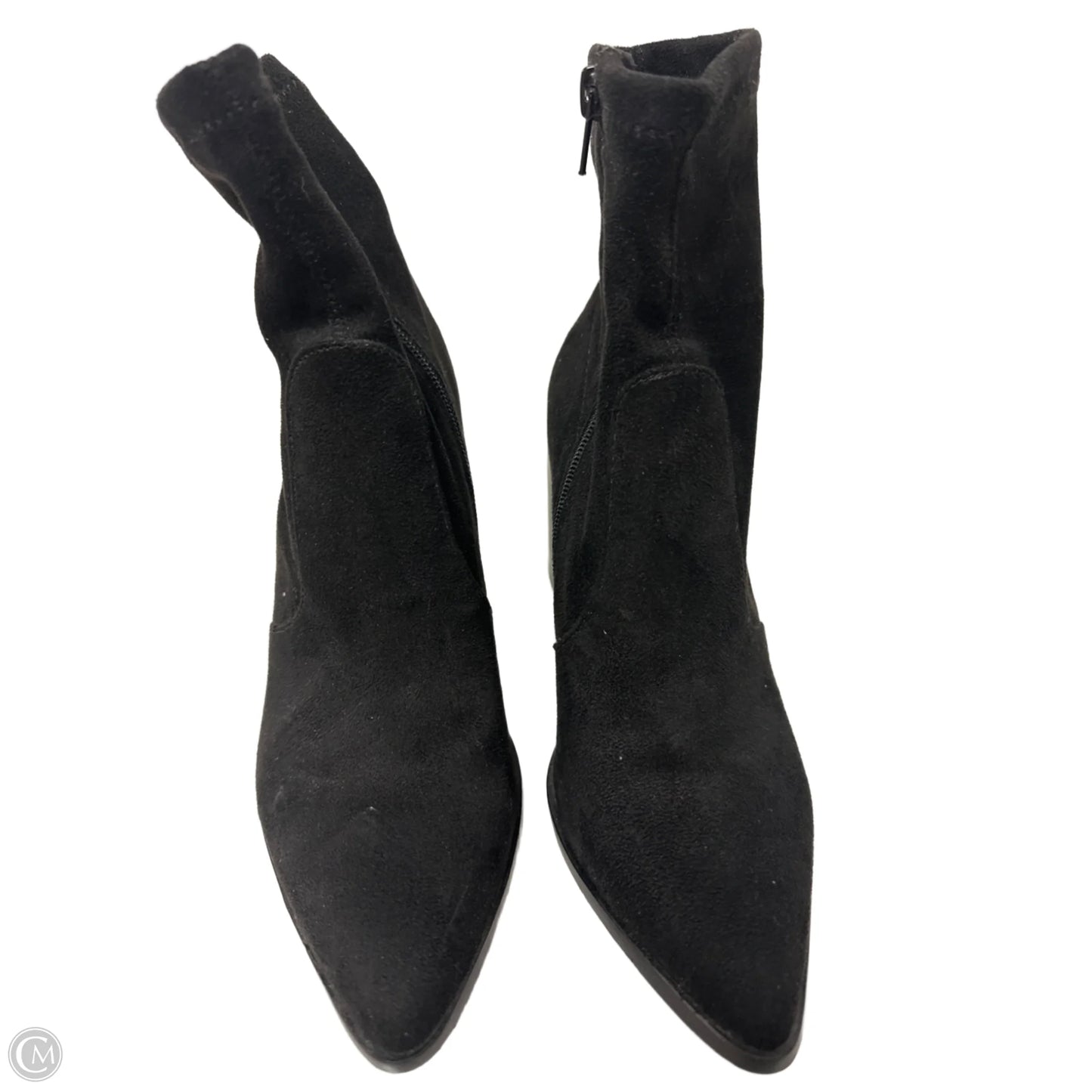 Boots Ankle Heels By Steve Madden In Black, Size: 7.5