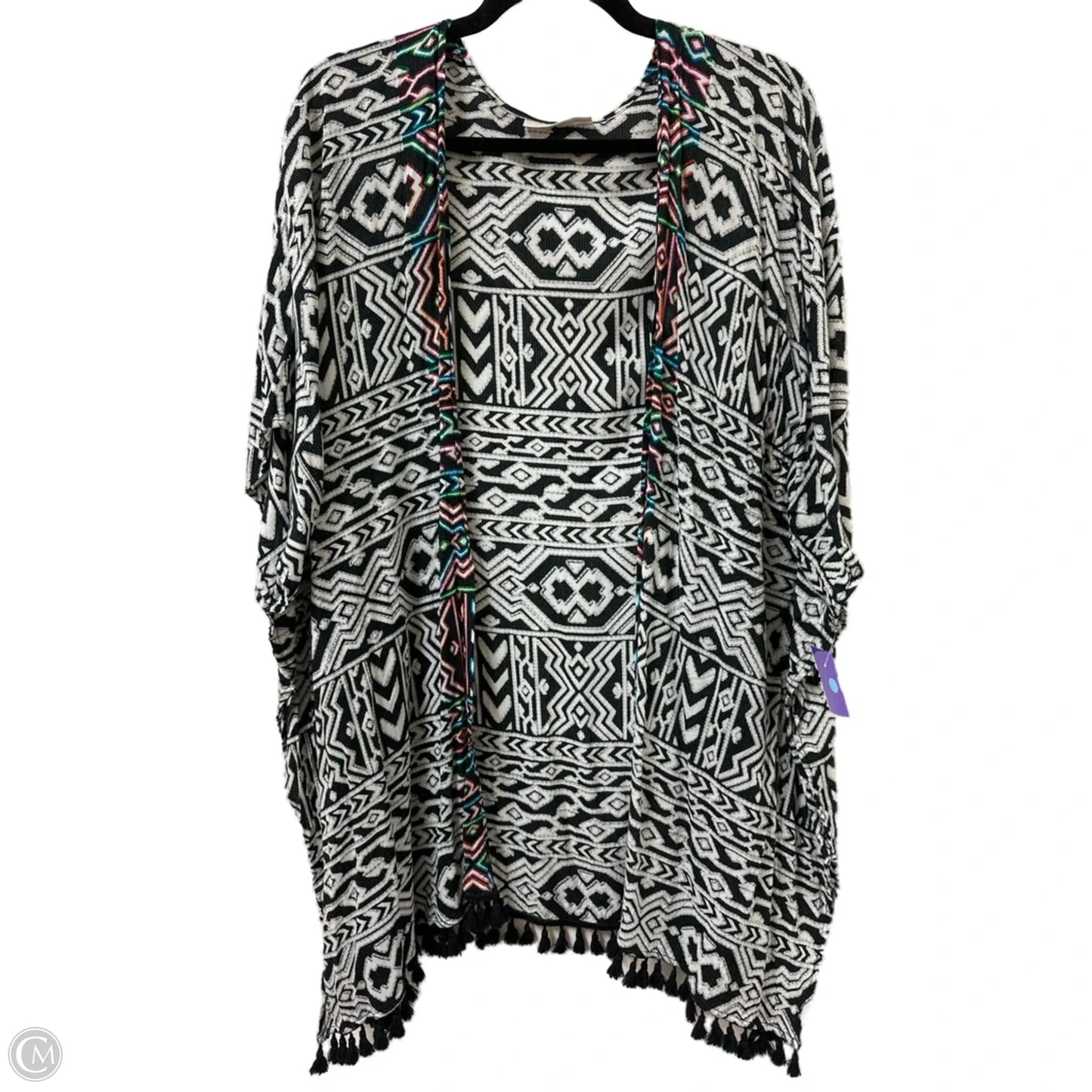 Cardigan By La Blanca In Black & White, Size: Osfm