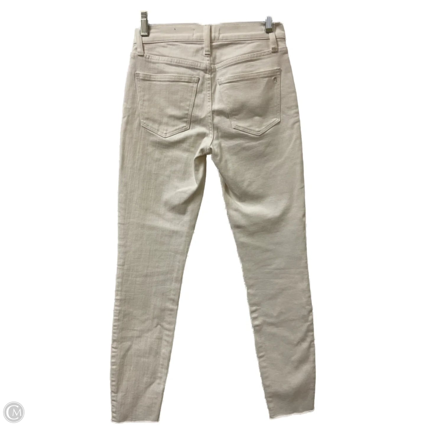 Jeans Skinny By Madewell In White, Size: 4