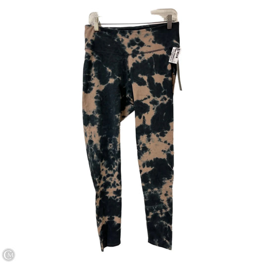 Athletic Leggings By Mono B In Black & Brown, Size: L