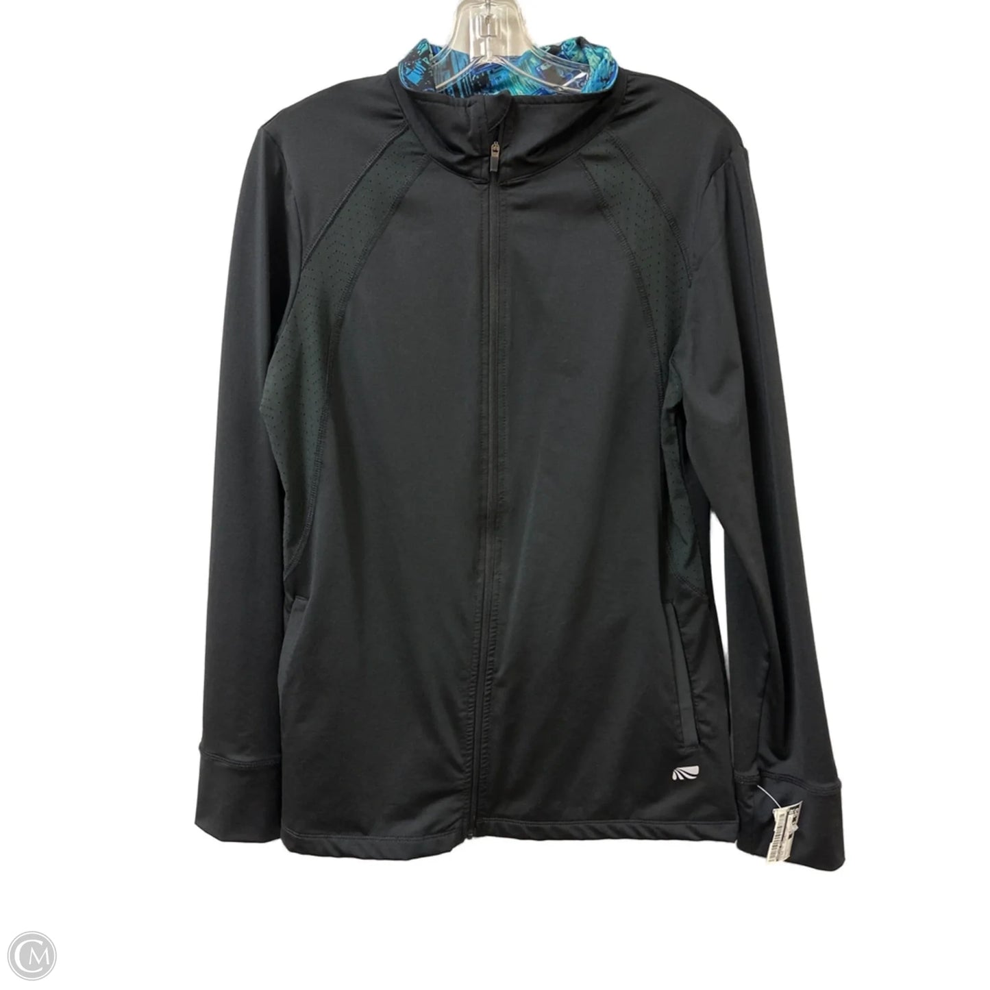 Athletic Jacket By Marika Tek In Black, Size: L
