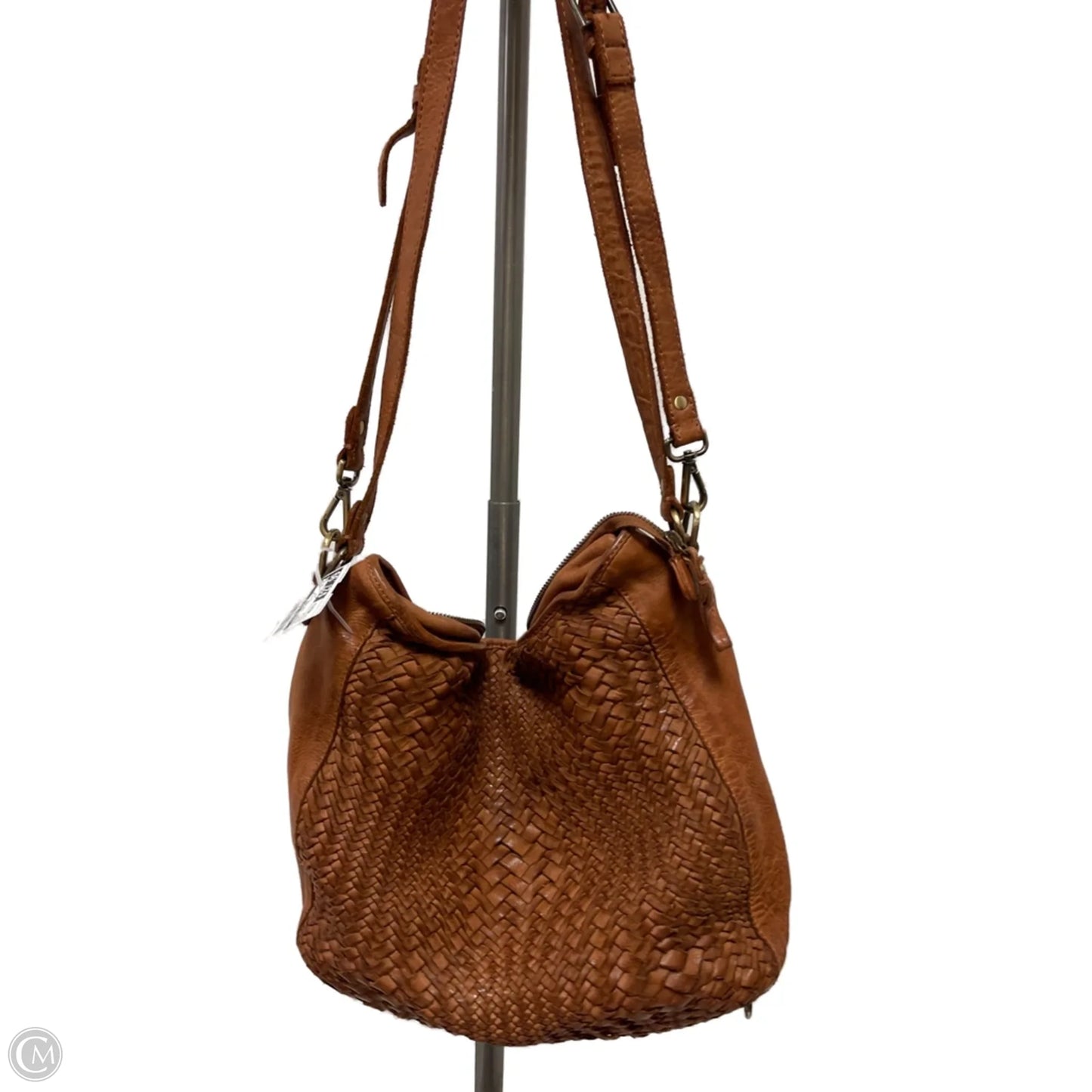 Handbag Leather By Clothes Mentor, Size: Medium