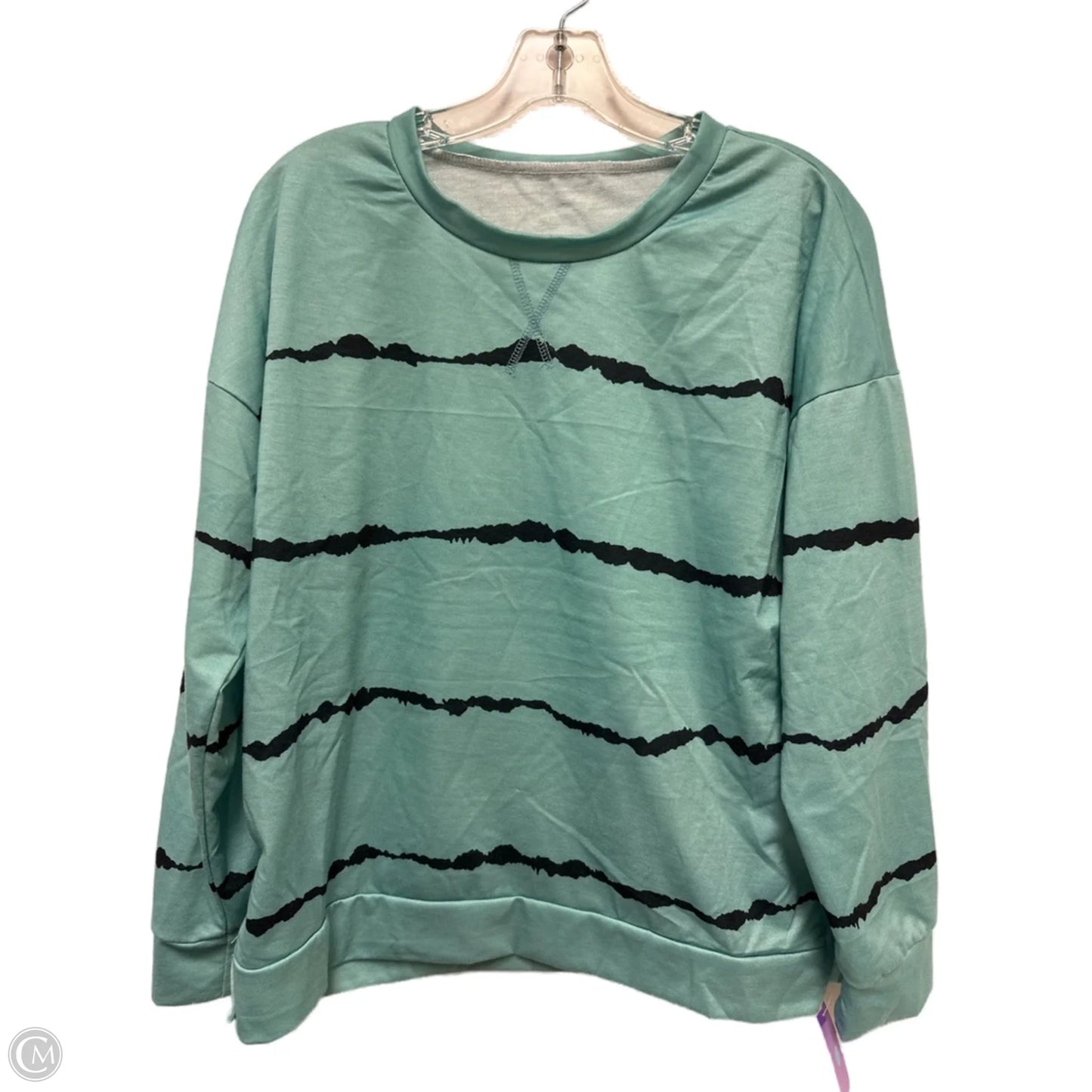 Top Long Sleeve By Clothes Mentor In Green, Size: L