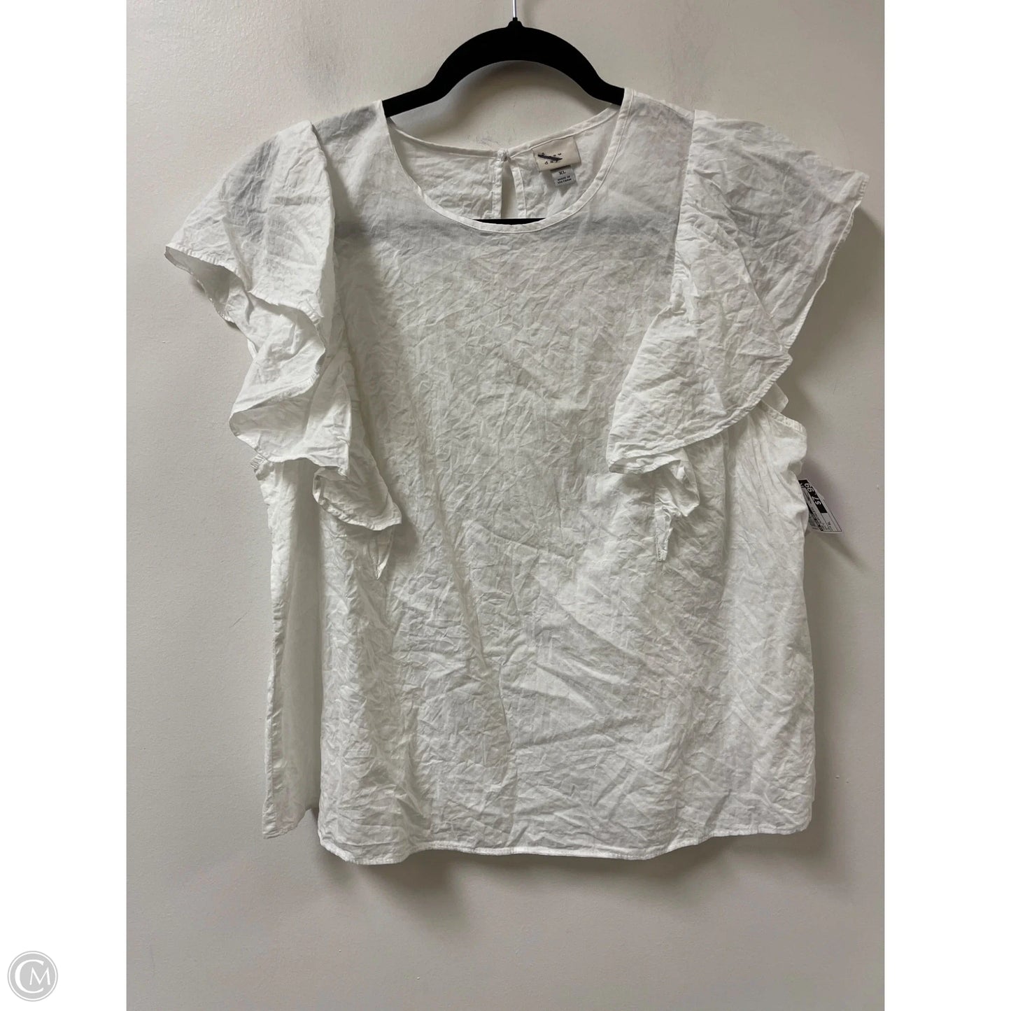 Top Sleeveless By A New Day In White, Size: Xl