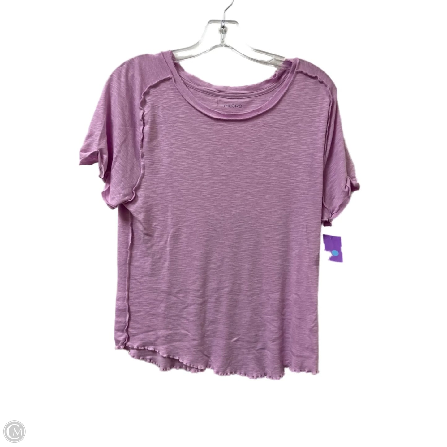 Top Short Sleeve By Pilcro In Purple, Size: L