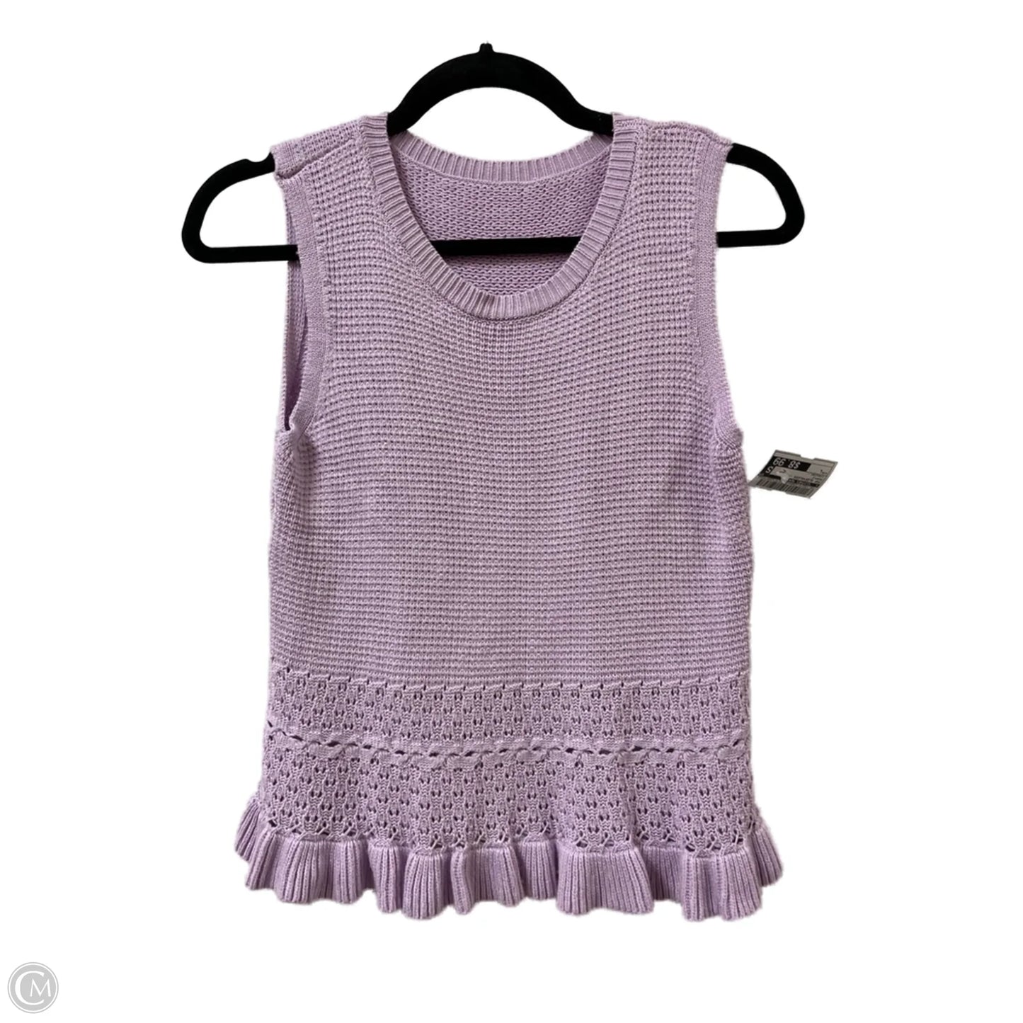 Top Sleeveless By Clothes Mentor In Purple, Size: L