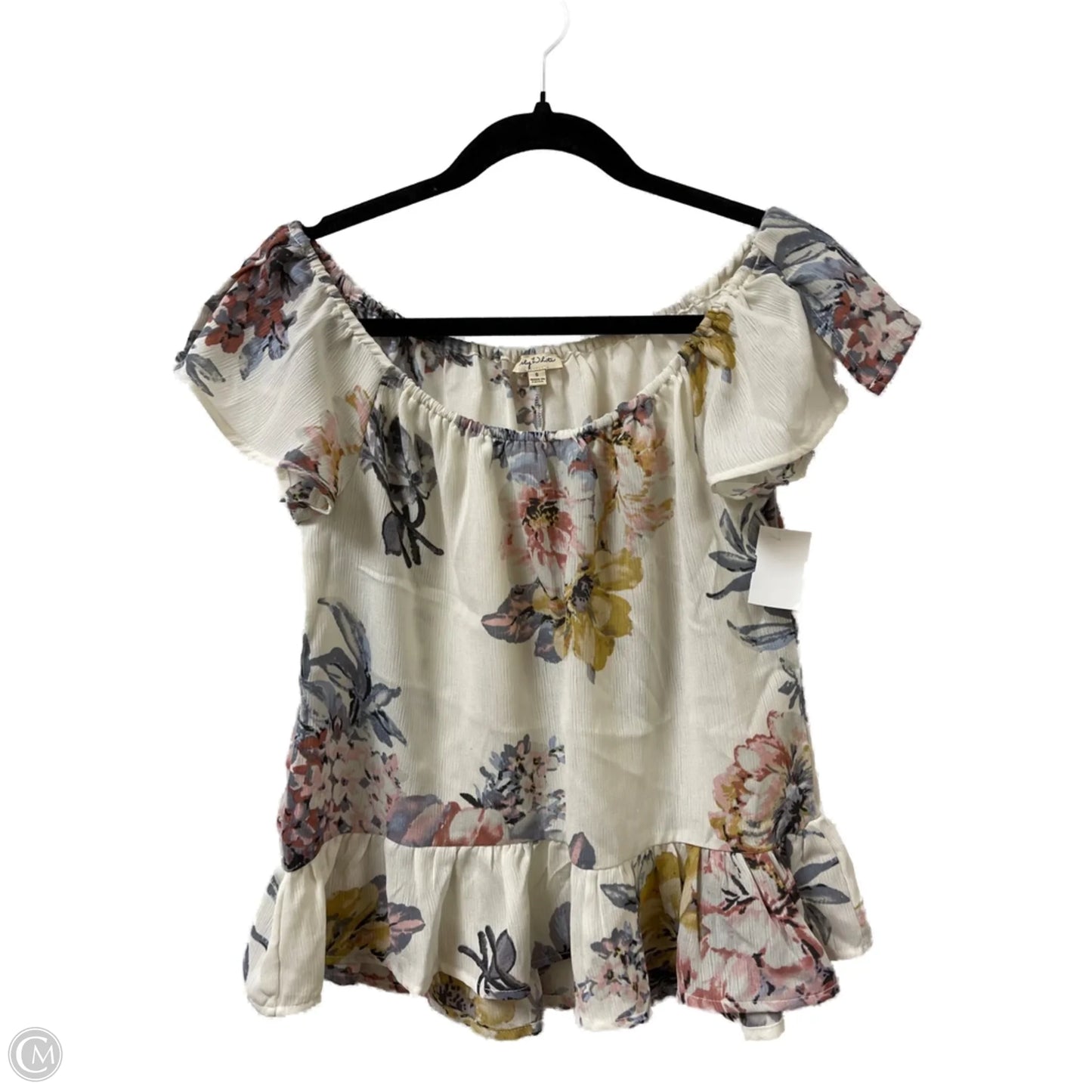 Top Sleeveless By Lily White In Multi-colored, Size: S