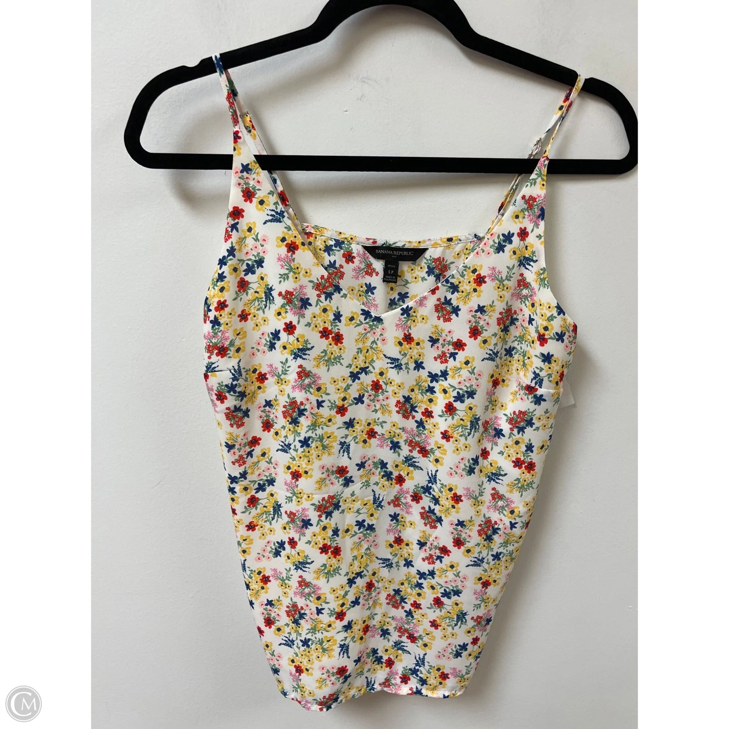 Top Sleeveless By Banana Republic In Floral Print, Size: Sp