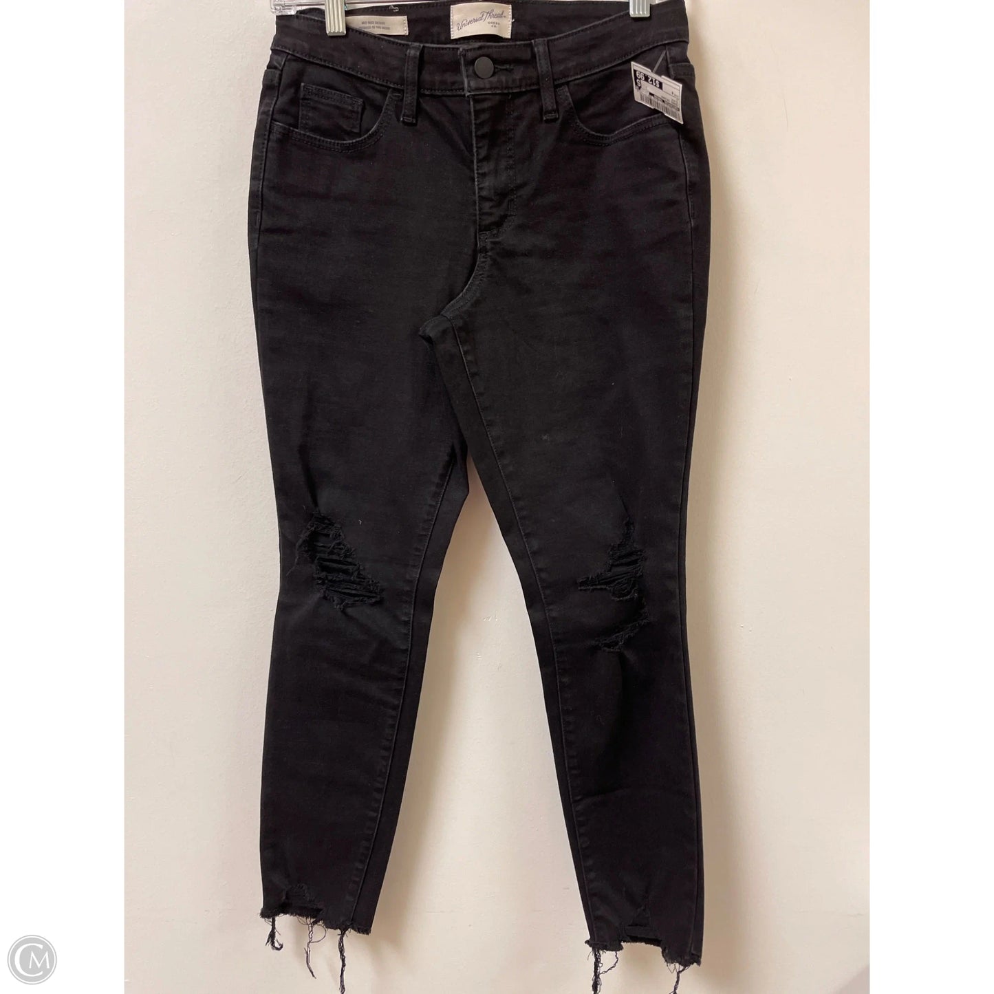 Jeans Skinny By Universal Thread In Black, Size: 4