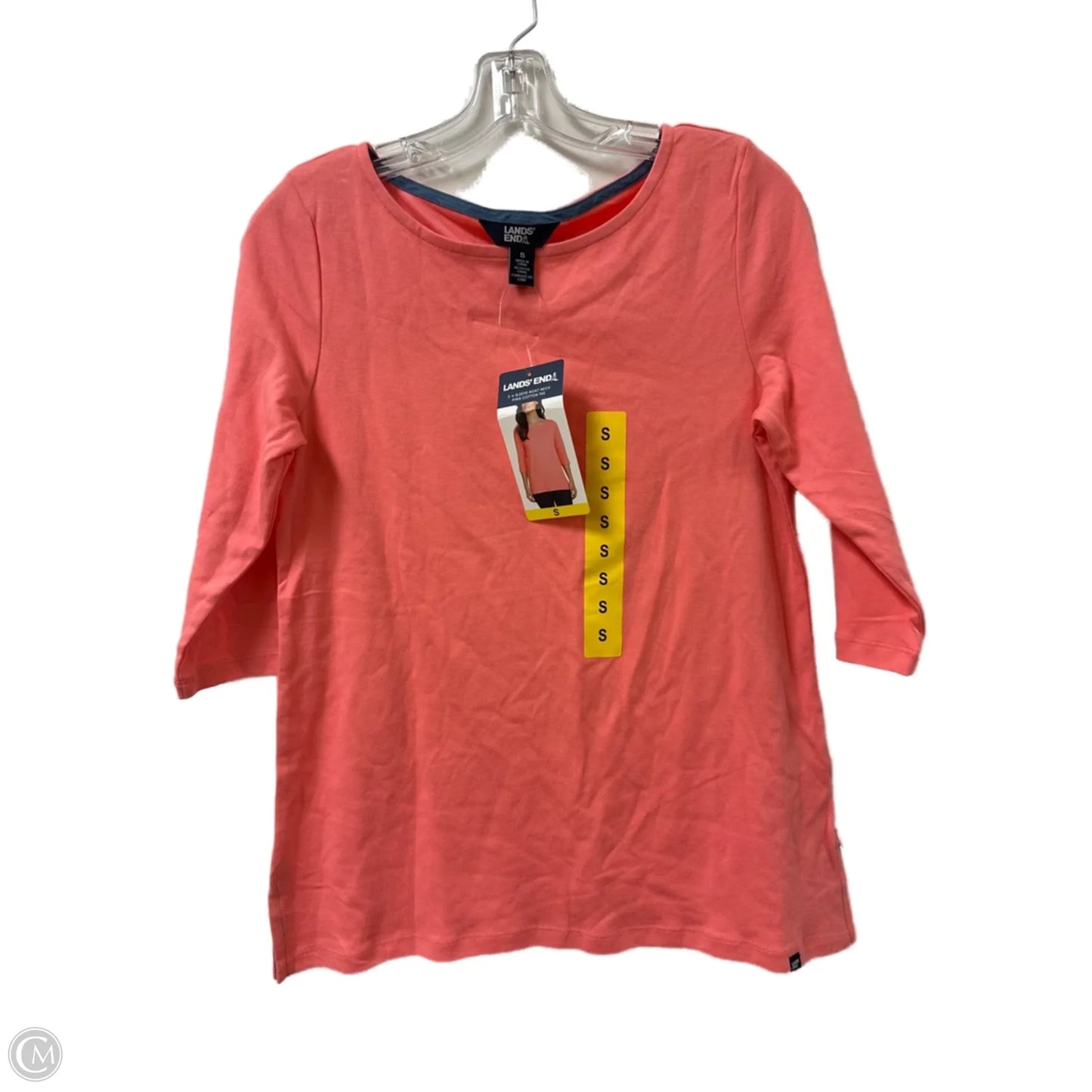 Top Long Sleeve By Lands End In Pink, Size: S