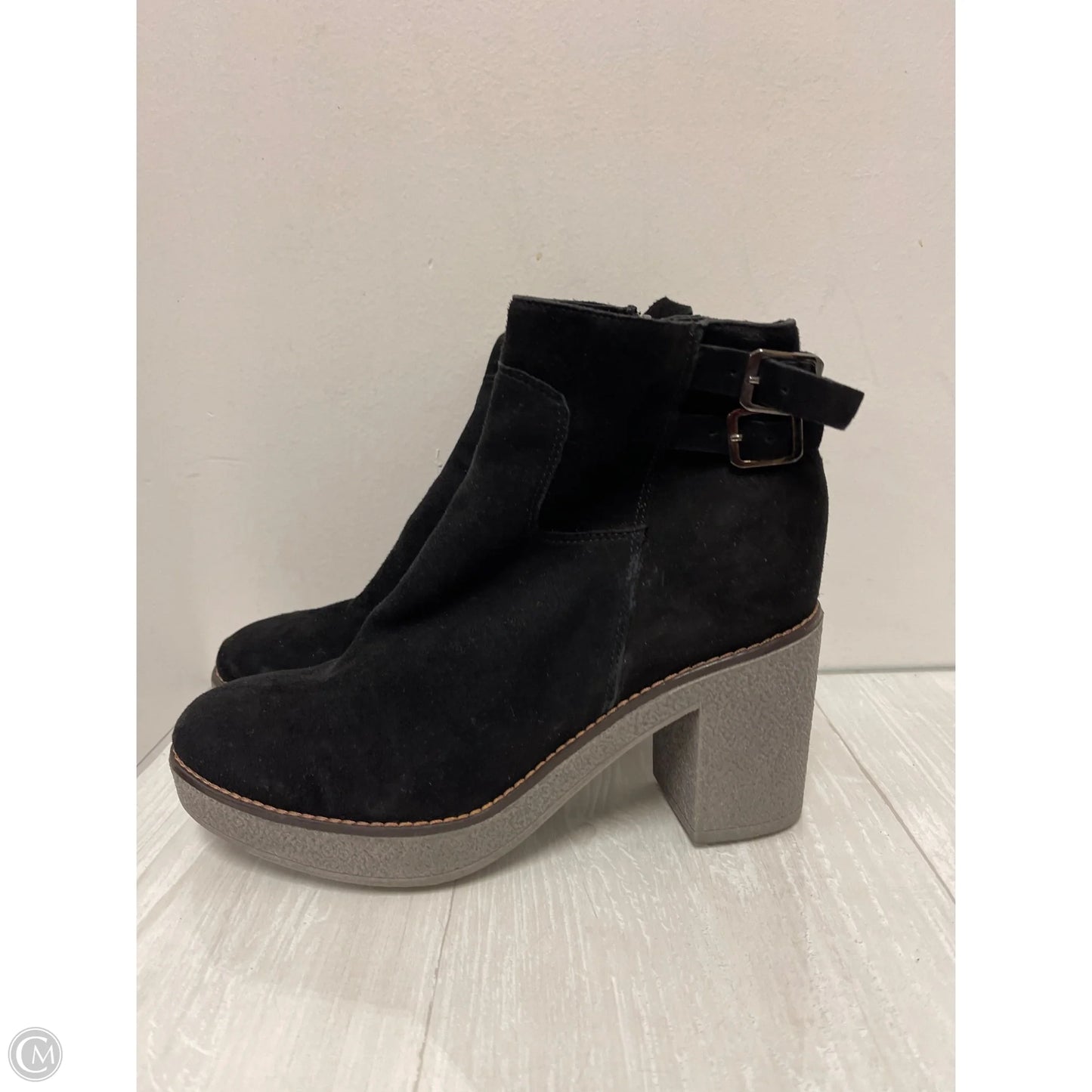 Boots Ankle Heels By Cmc In Black, Size: 8.5