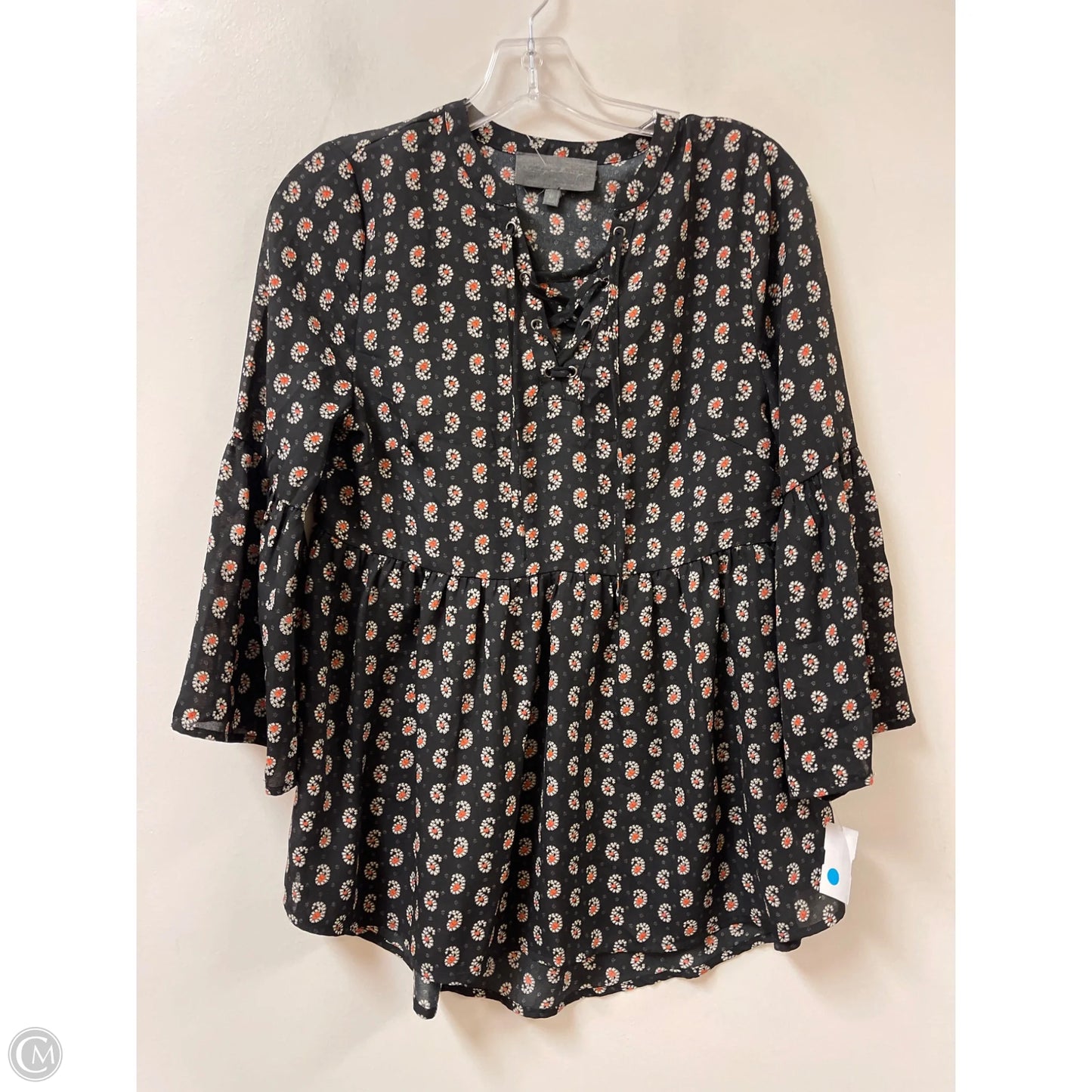 Top Long Sleeve By Sunday In Brooklyn In Black & Orange, Size: Xs