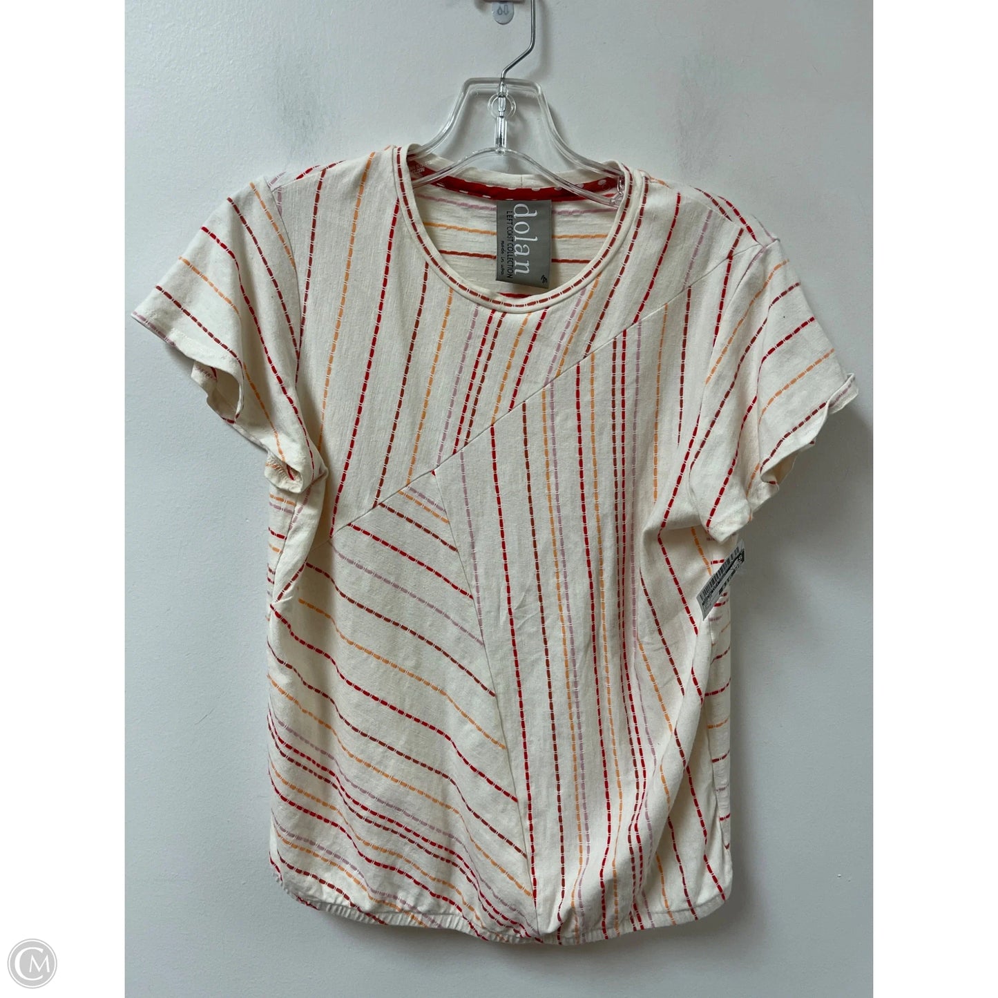 Top Short Sleeve By Dolan Left Coast In Multi-colored, Size: M