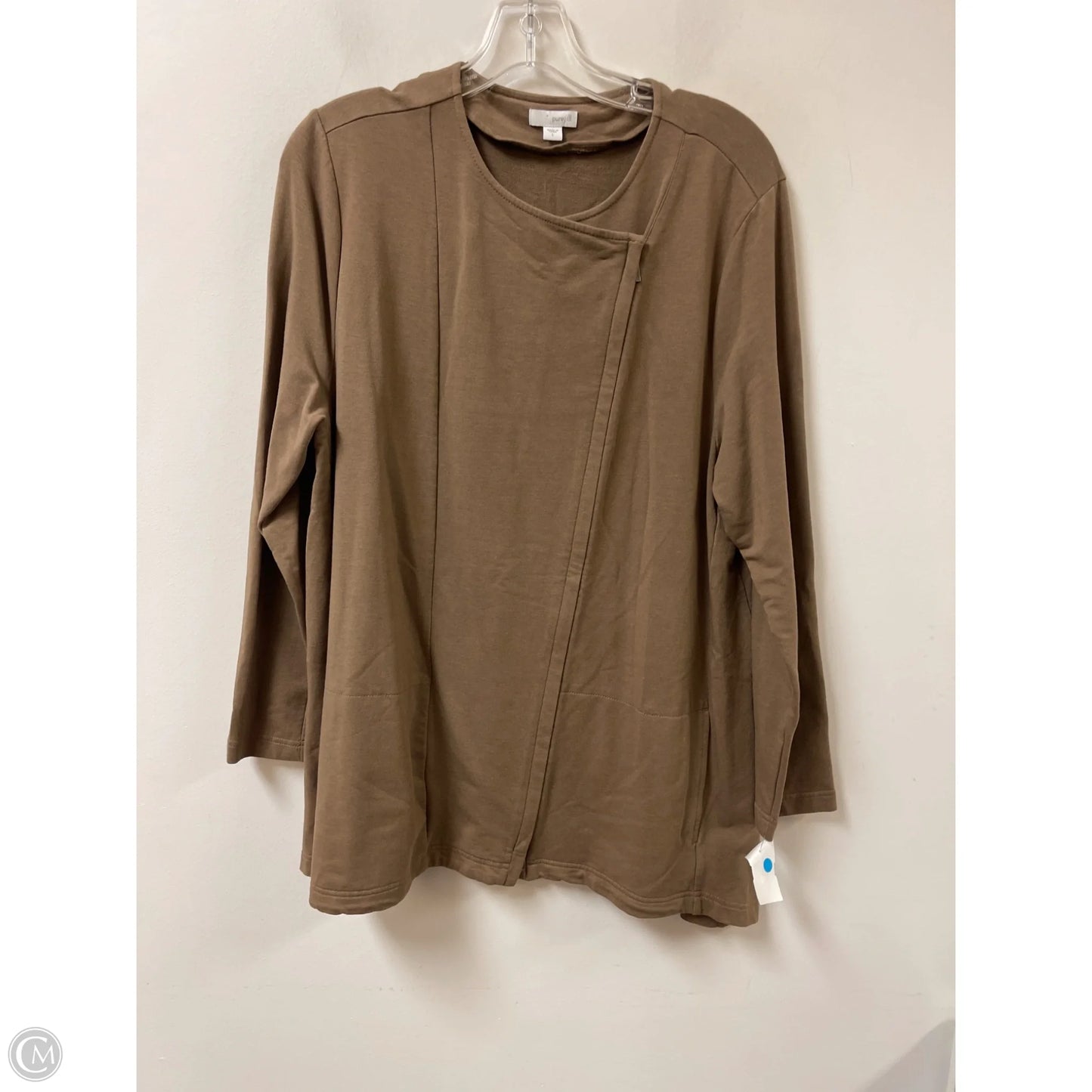 Jacket Other By Pure Jill In Brown, Size: L