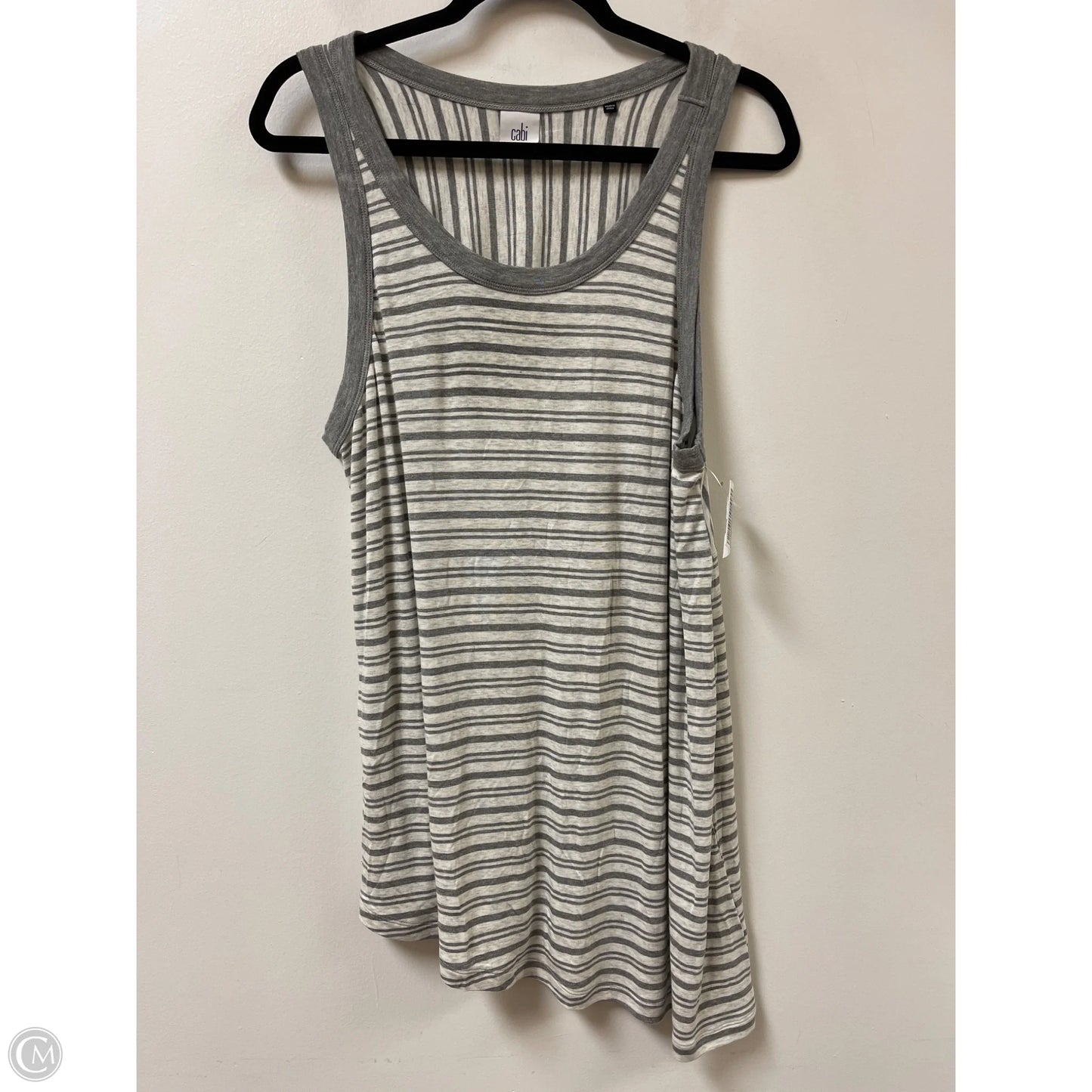 Top Sleeveless By Cabi In Grey, Size: Xl