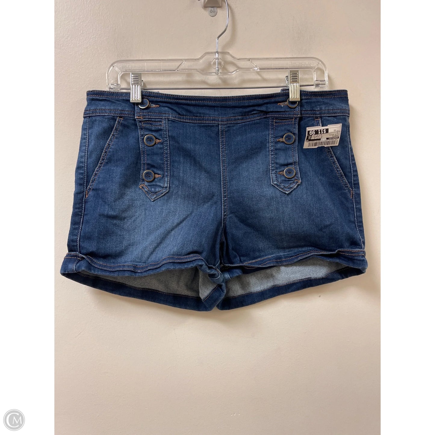 Shorts By Maurices In Blue Denim, Size: 12