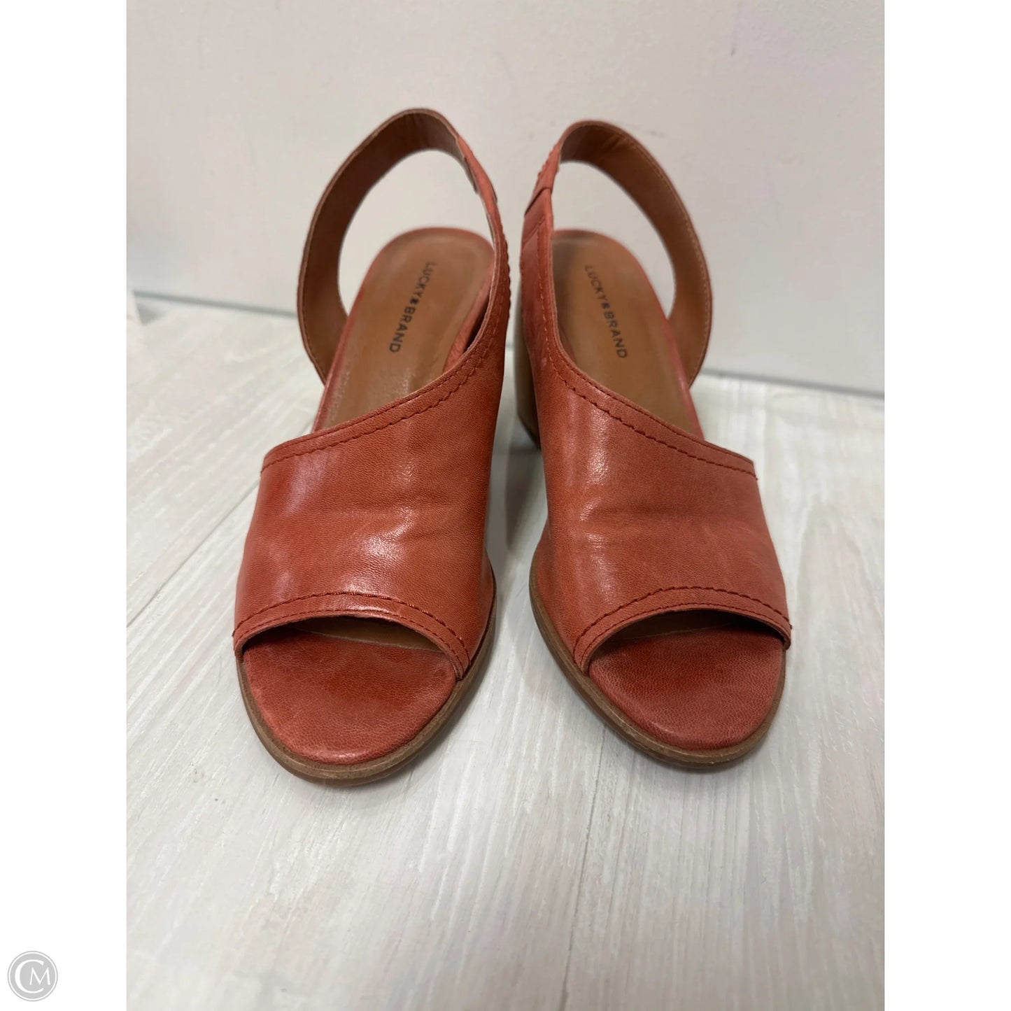 Shoes Heels Block By Lucky Brand In Pink, Size: 8.5