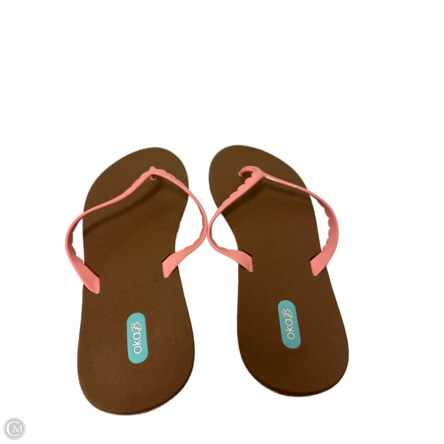 Sandals Flip Flops By Clothes Mentor In Pink, Size: 11
