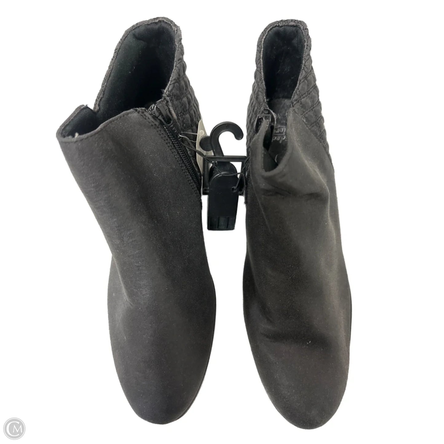 Boots Ankle Heels By Faded Glory In Black, Size: 10