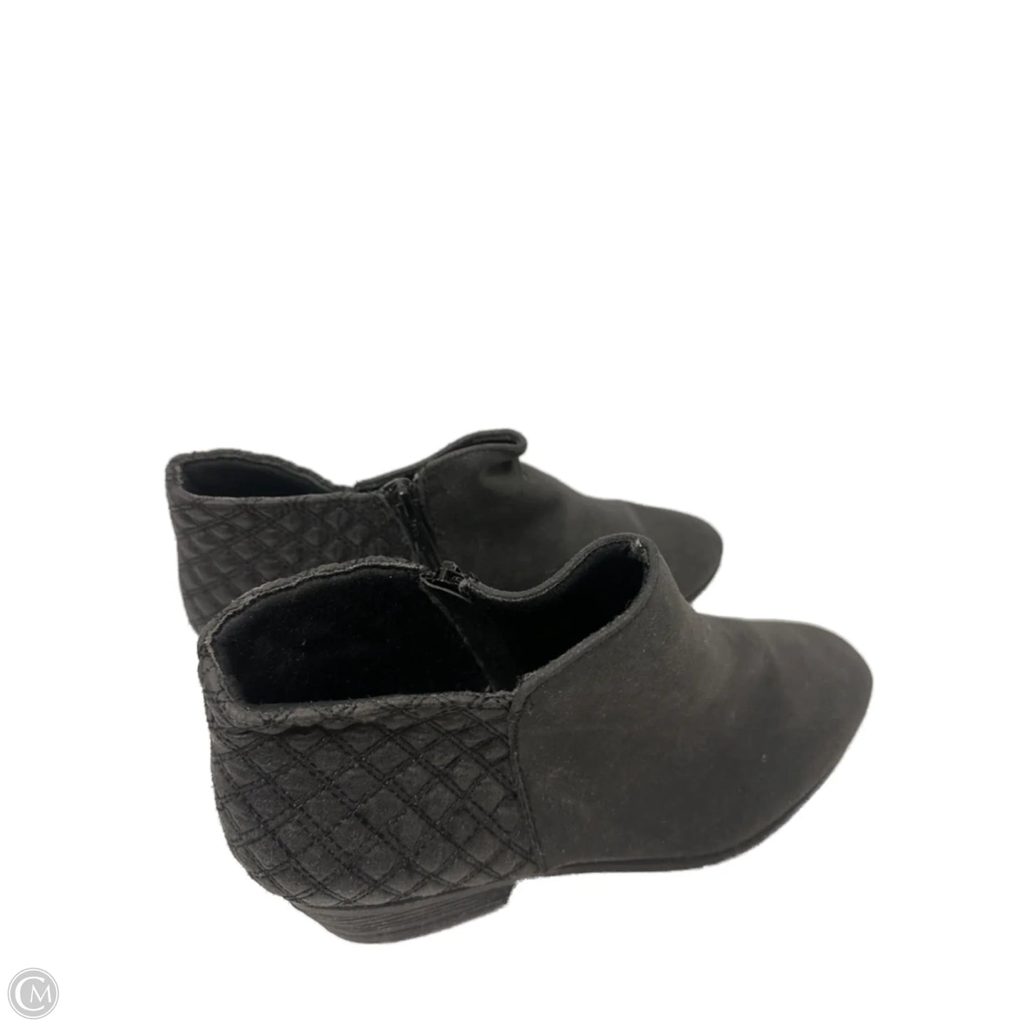 Boots Ankle Heels By Faded Glory In Black, Size: 10