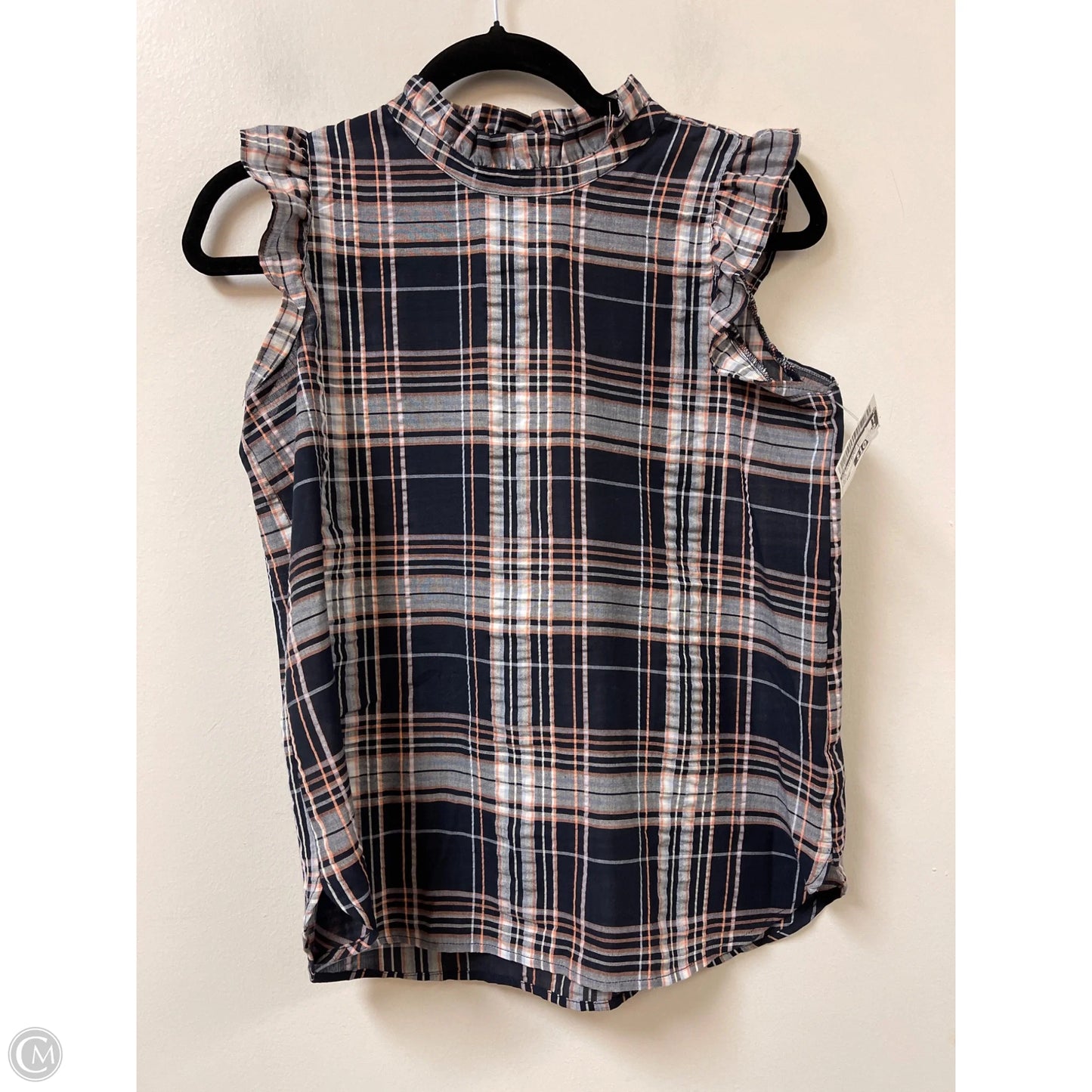 Top Sleeveless By Loft In Blue, Size: Xsp