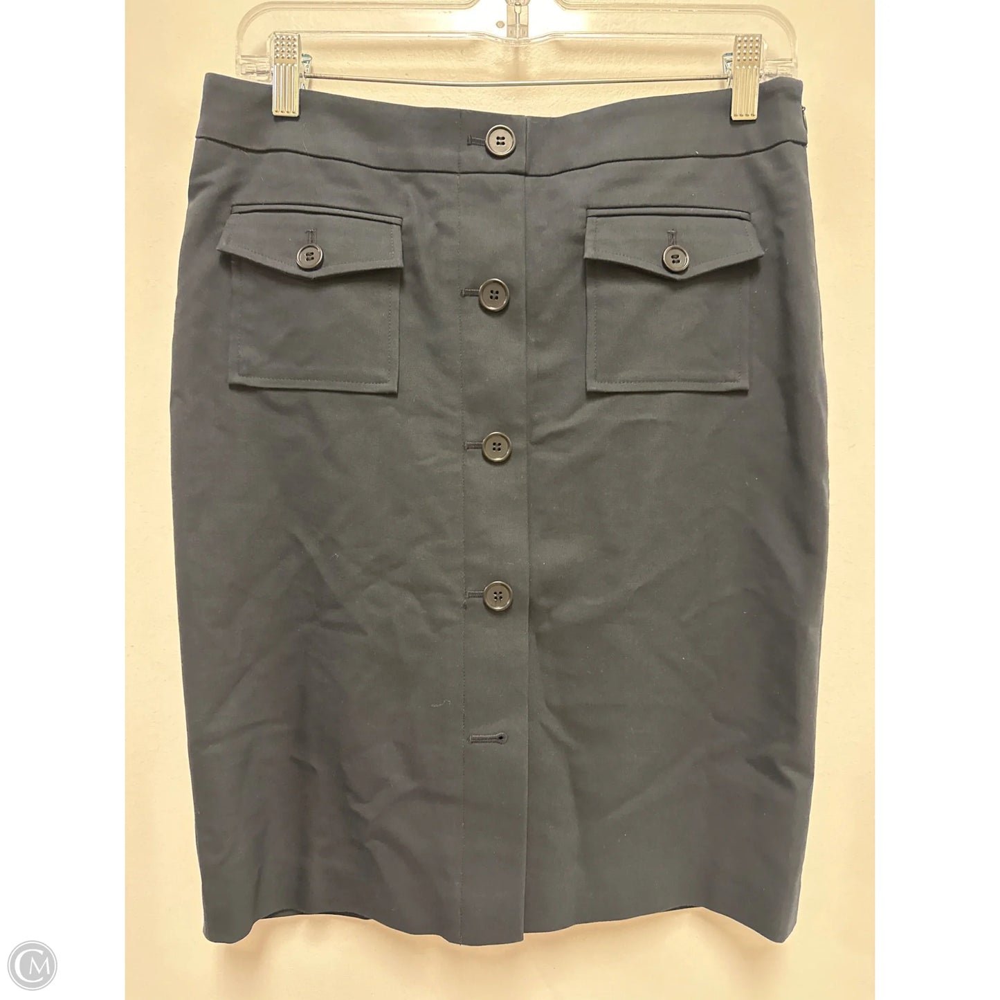 Skirt Midi By Ann Taylor In Navy, Size: 6