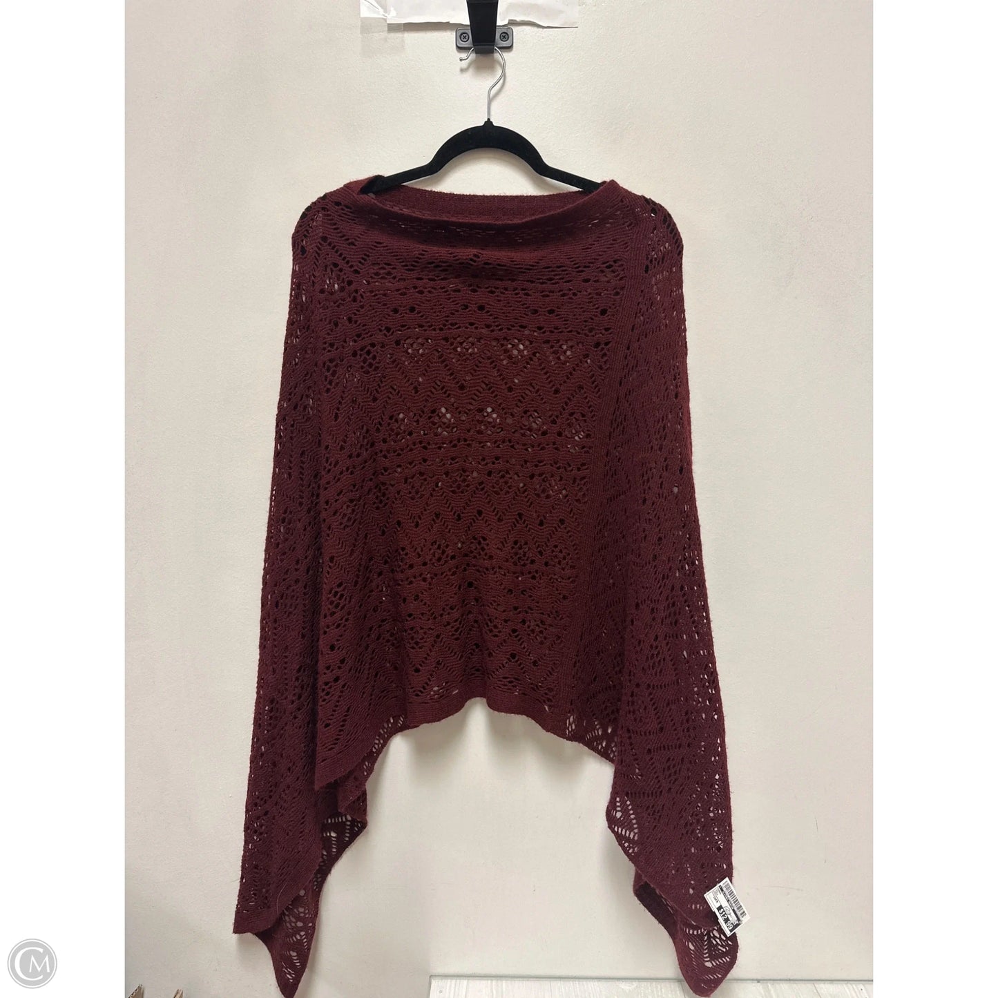 Shawl By Clothes Mentor In Red, Size: Osfm