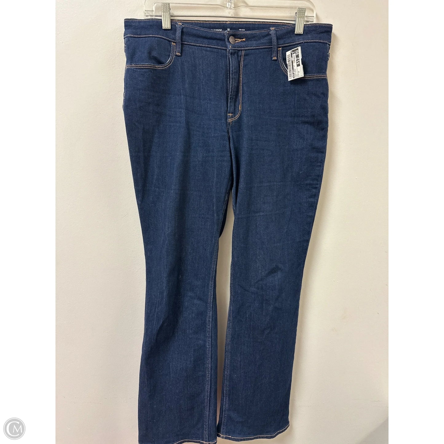 Jeans Boot Cut By Old Navy In Blue Denim, Size: 12
