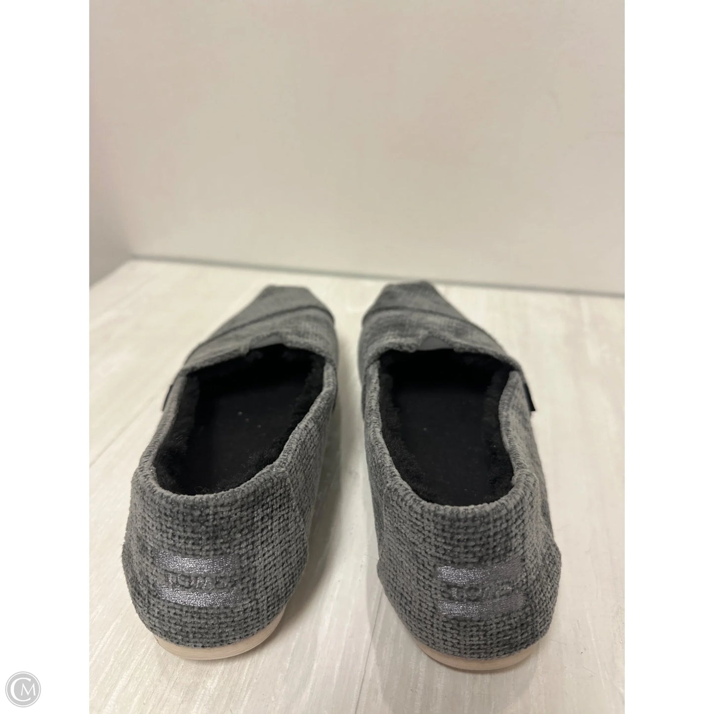 Shoes Flats By Toms In Grey, Size: 7.5