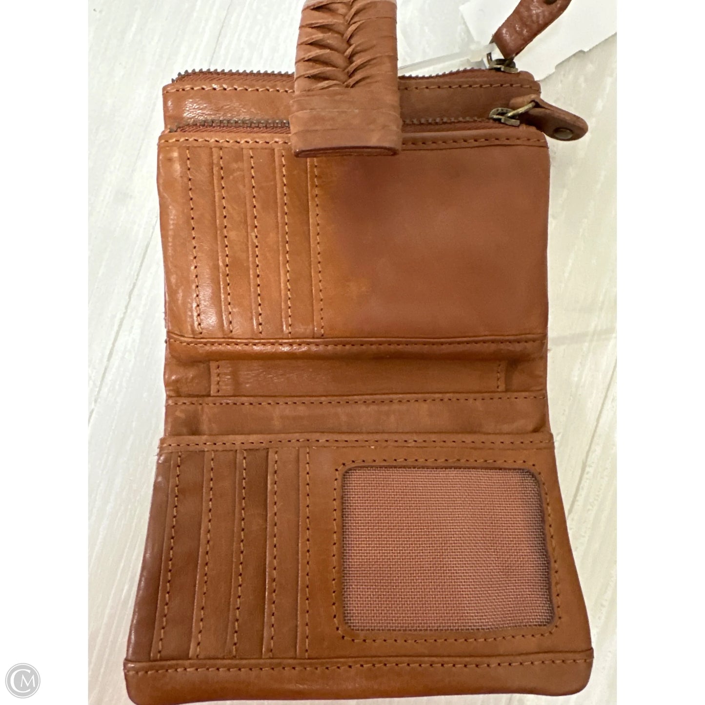 Wallet Leather By Clothes Mentor, Size: Small