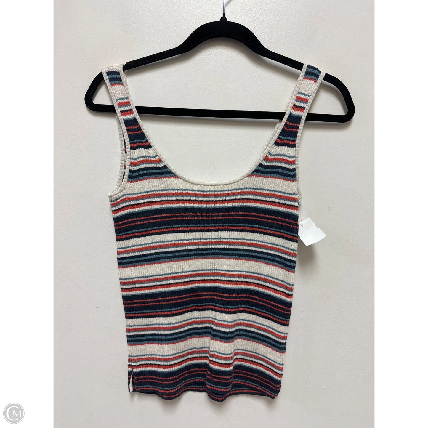 Top Sleeveless By Madewell In Blue & Orange, Size: Xs