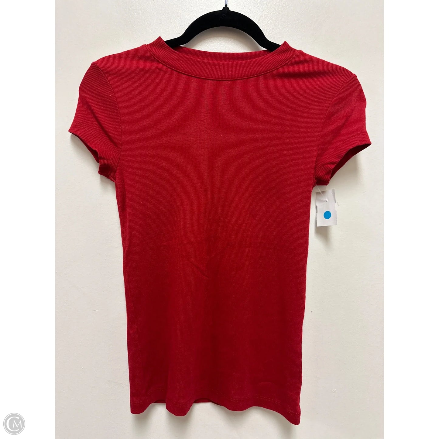 Top Short Sleeve By A New Day In Red, Size: Xs