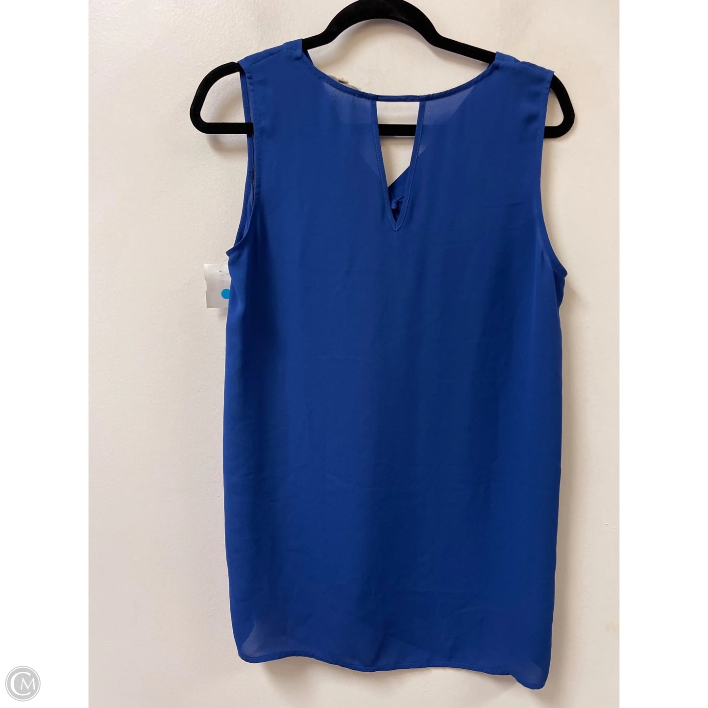 Top Sleeveless By Pleione In Blue, Size: M