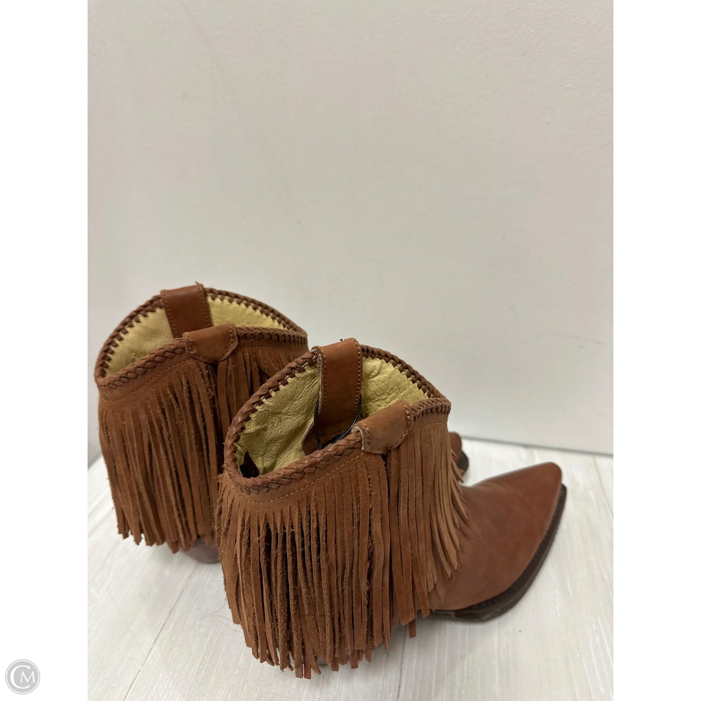 Boots Leather By Cmb In Brown, Size: 10