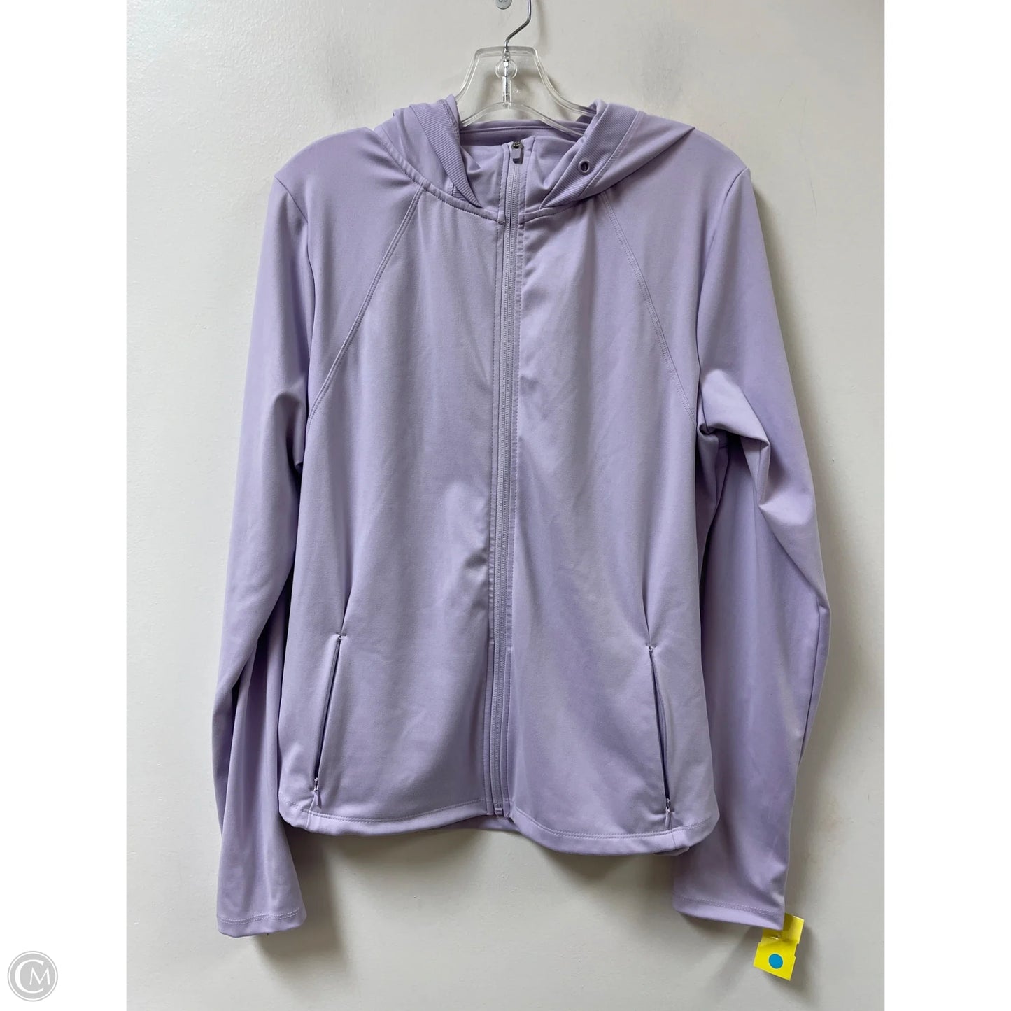 Athletic Jacket By Jockey In Purple, Size: L