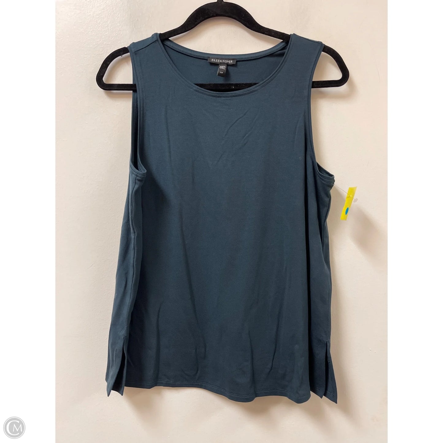 Top Sleeveless By Eileen Fisher In Navy, Size: S