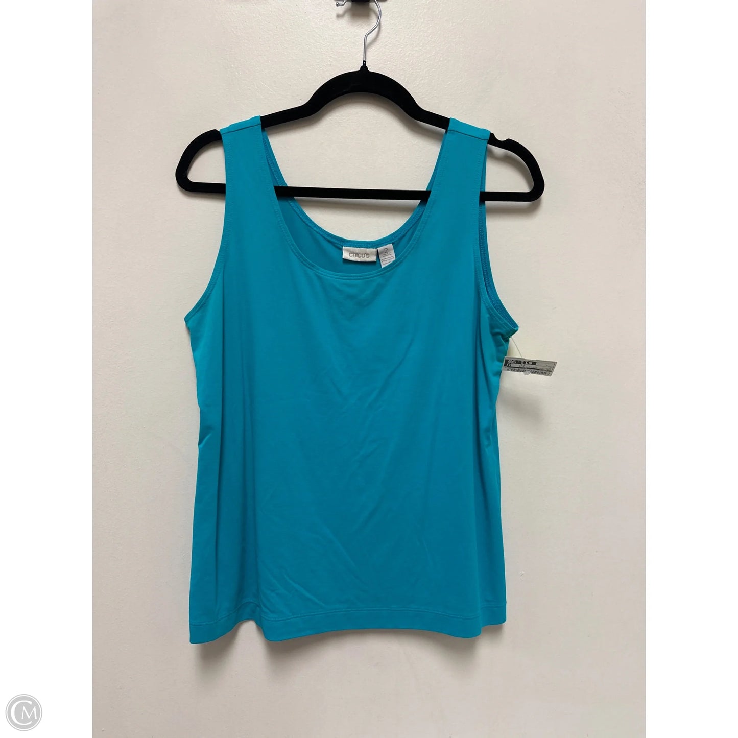 Top Sleeveless By Chicos In Blue, Size: L
