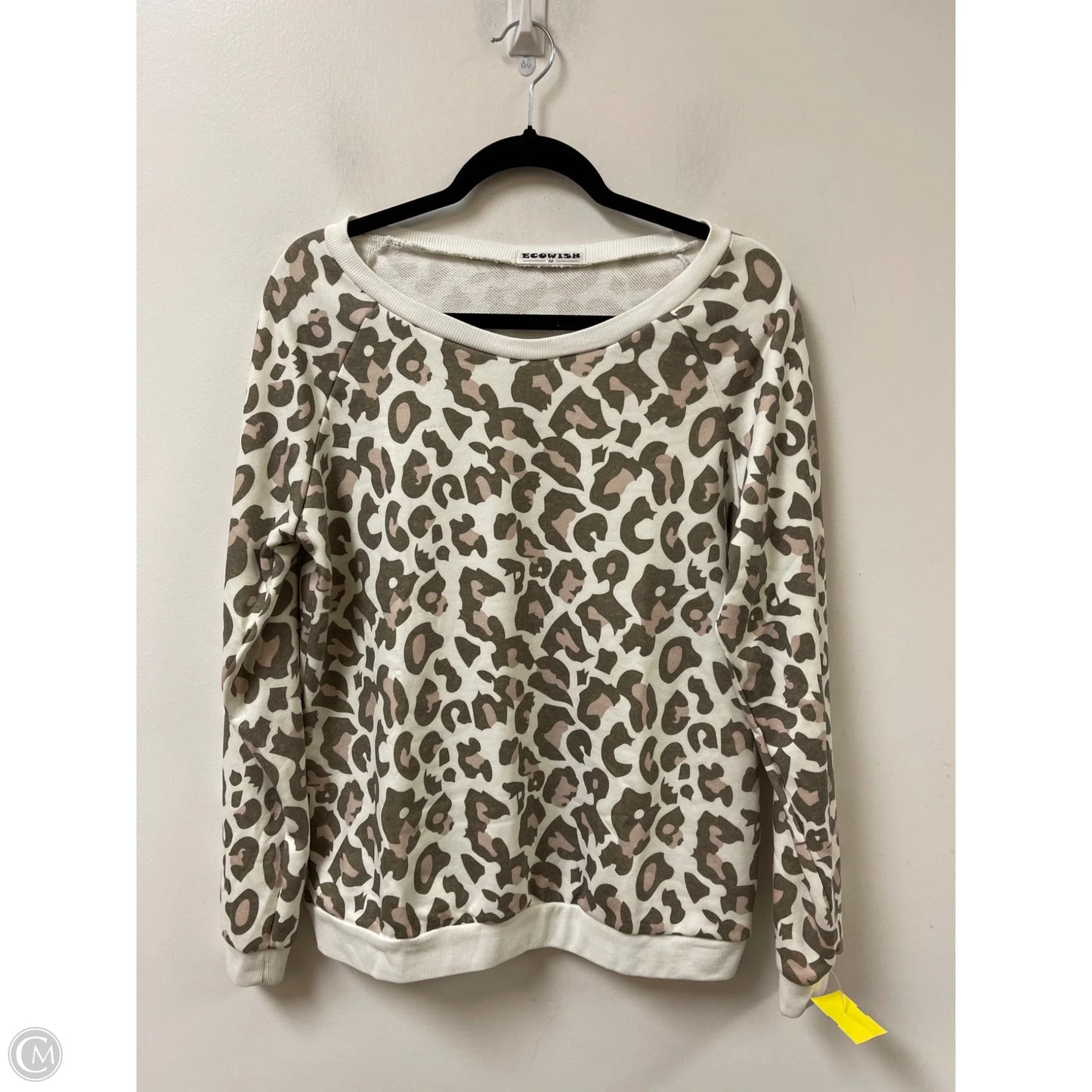 Sweater By Clothes Mentor In Animal Print, Size: M