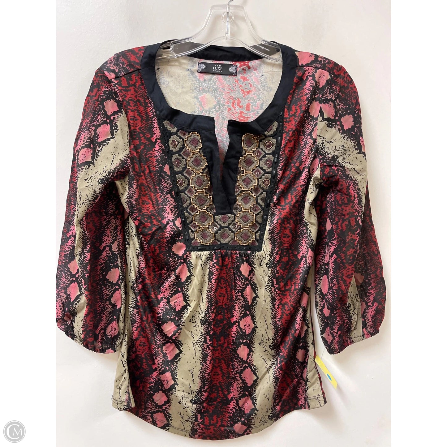 Top Long Sleeve By Luxe In Multi-colored, Size: S
